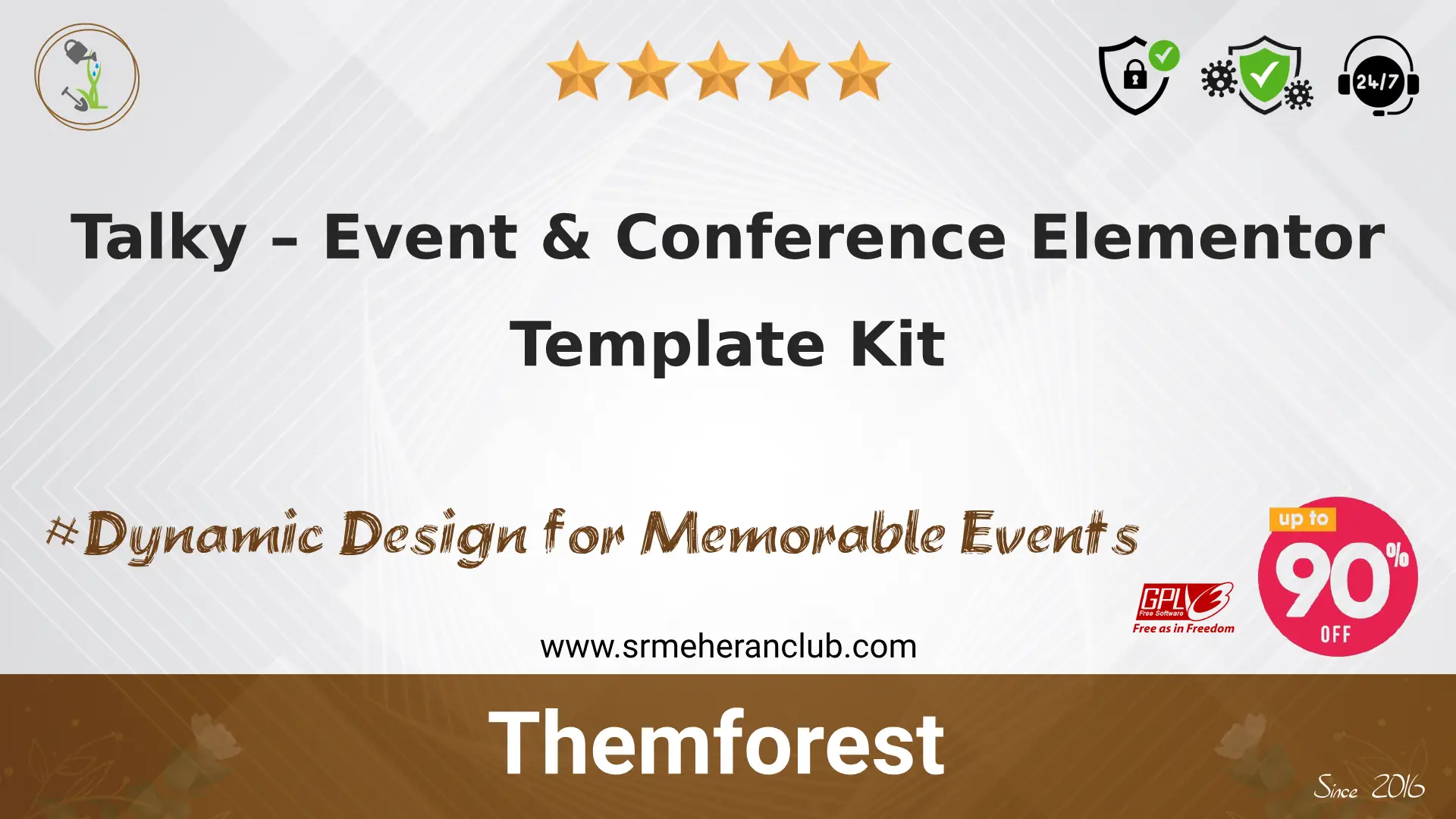 Talky – Event & Conference Elementor Template Kit