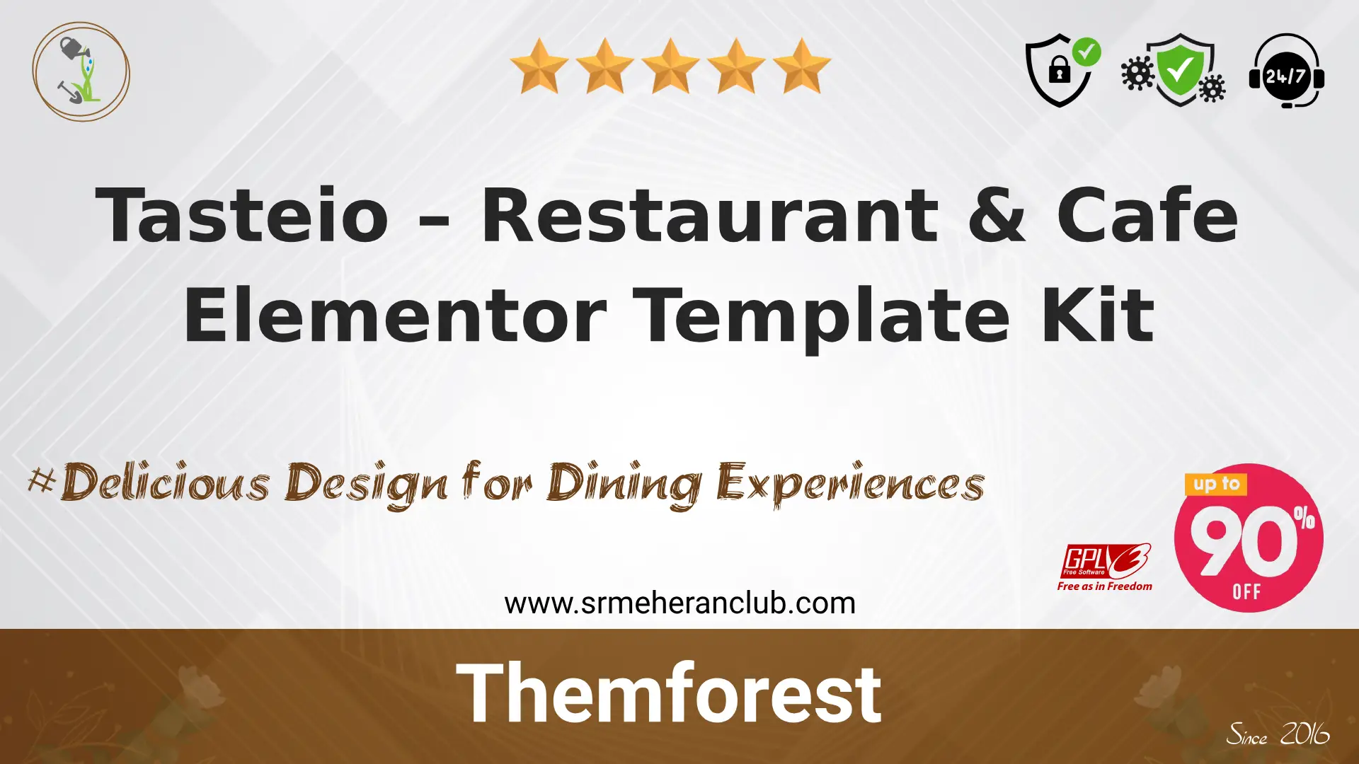 Tasteio – Restaurant & Cafe Elementor Template Kit