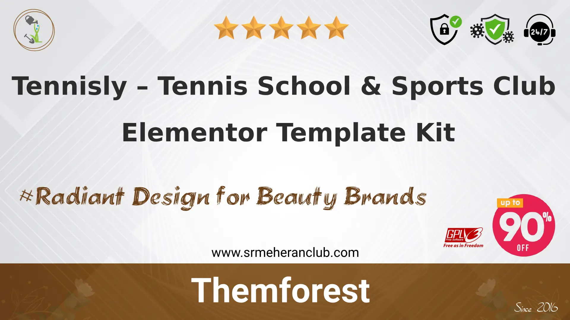 Tennisly – Tennis School & Sports Club Elementor Template Kit