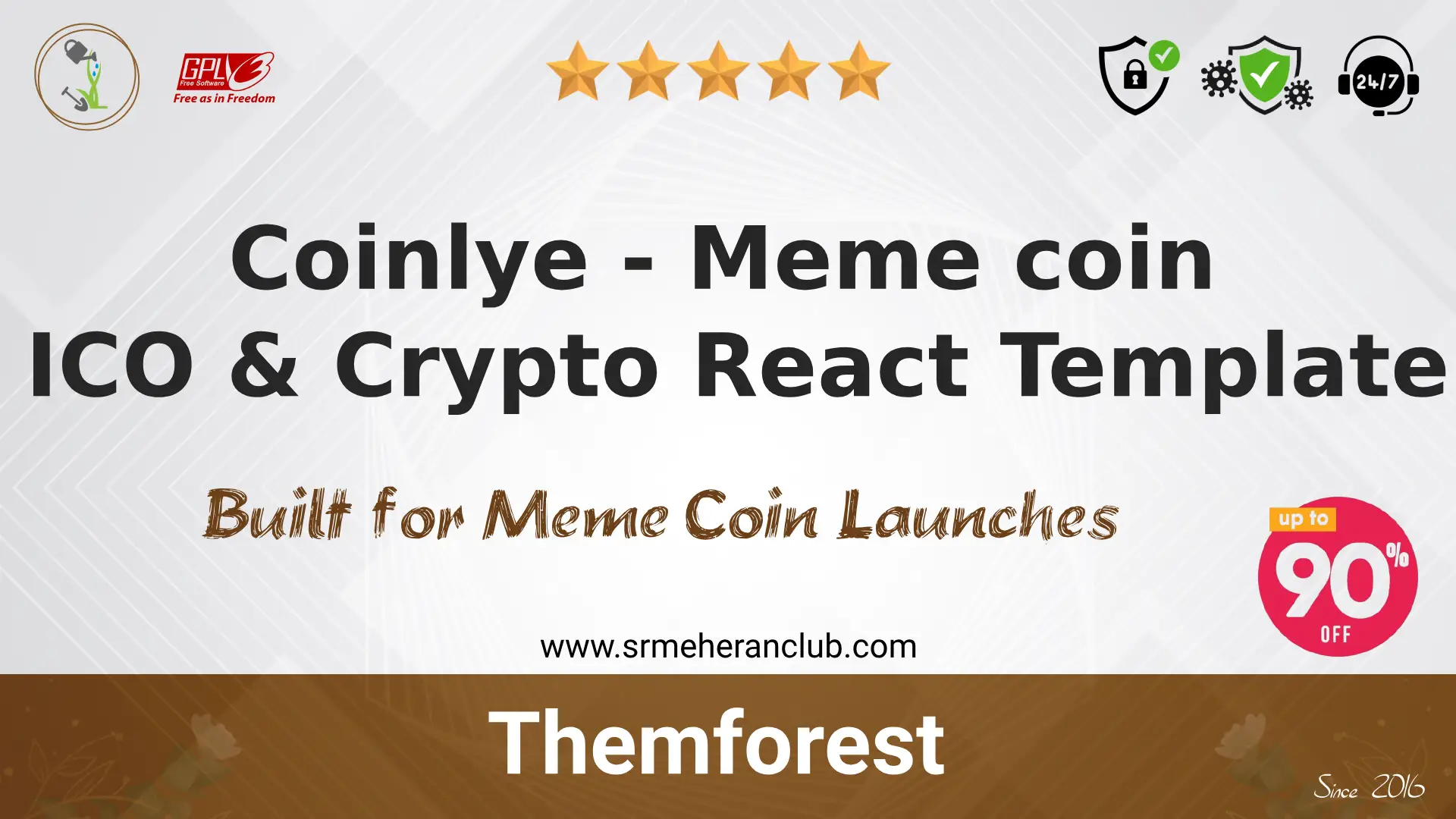 Coinlye – Meme coin ICO & Crypto React Template