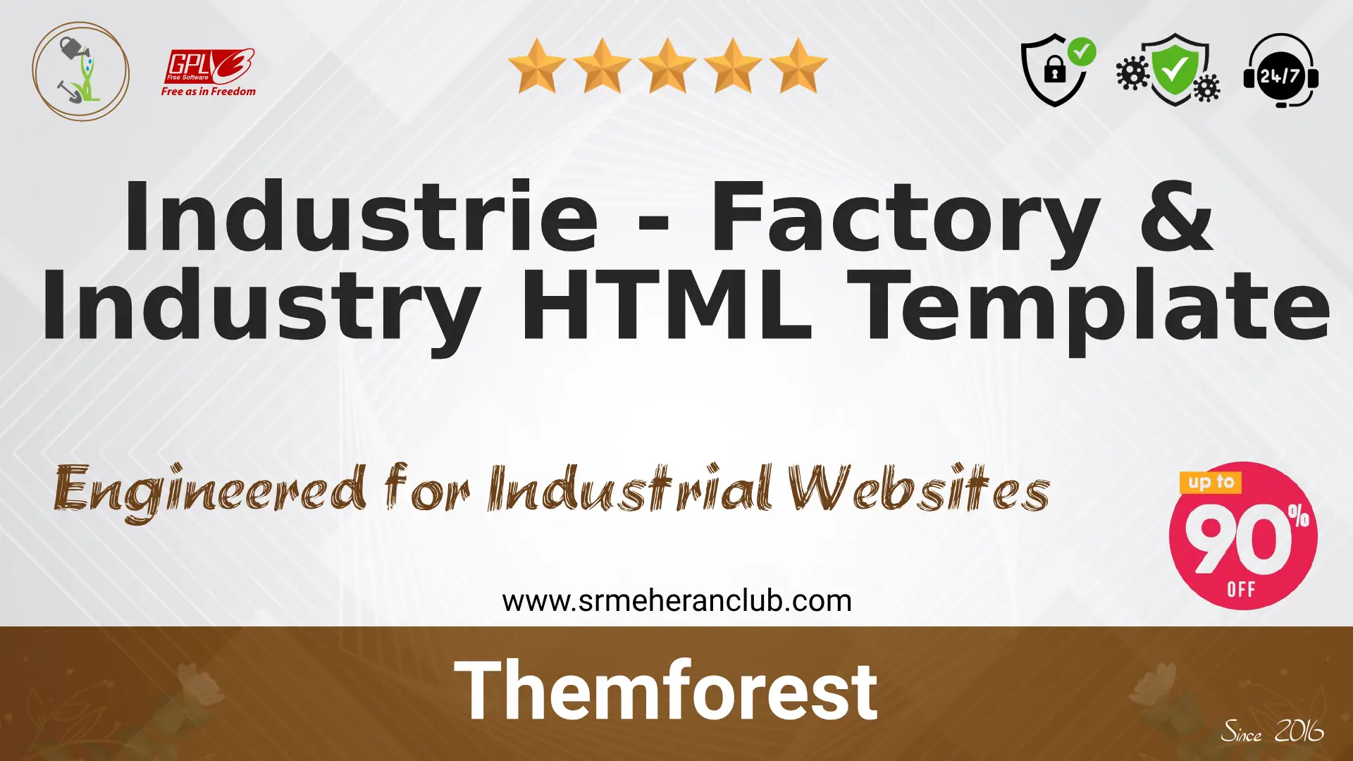 Industrie – Factory & Industry HTML Template