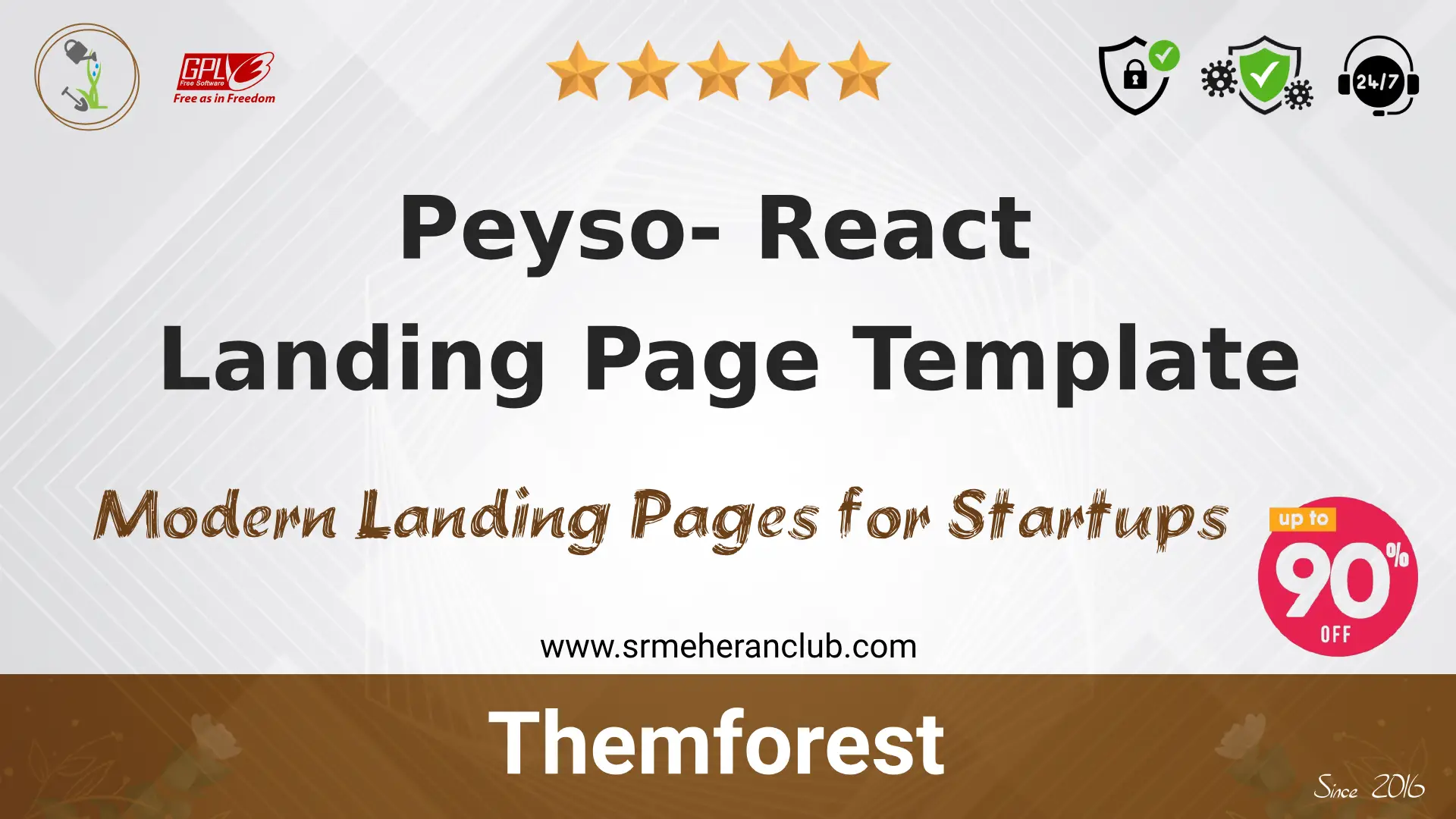 Peyso- React Landing Page Template