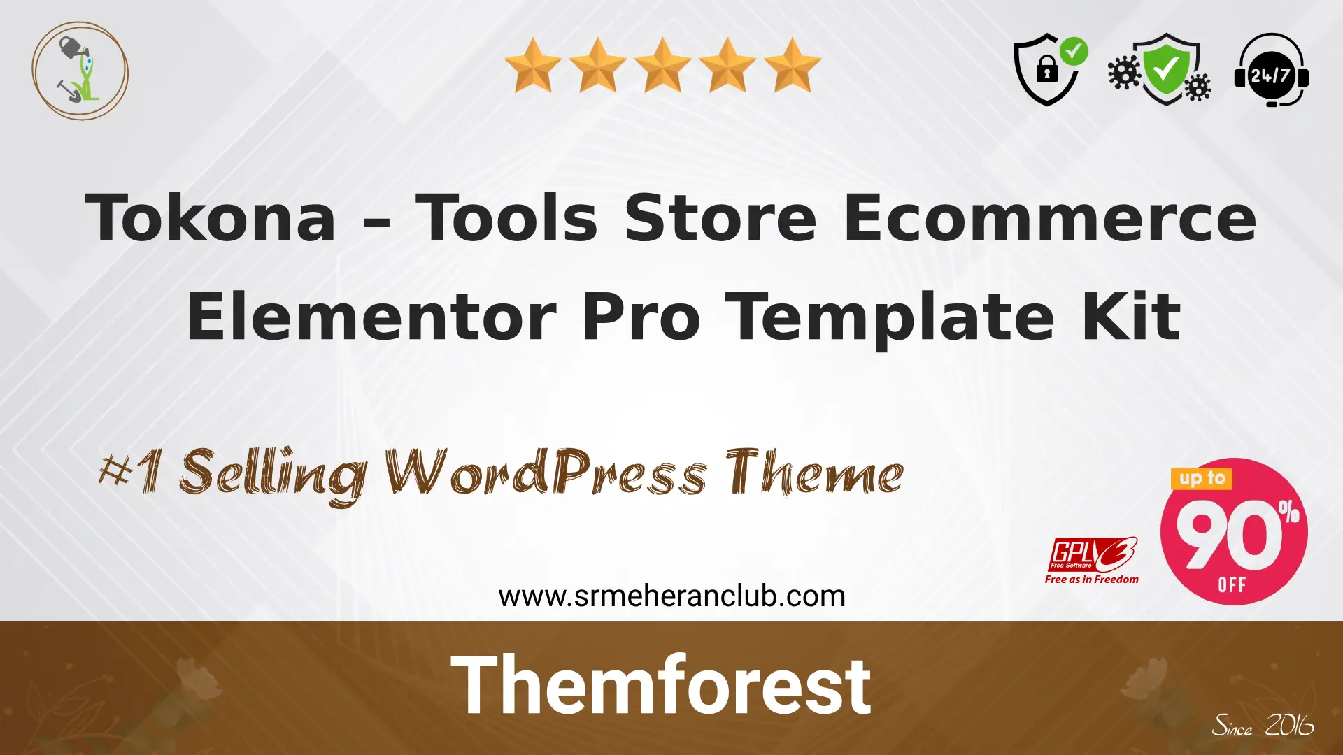 Tokona – Tools Store Ecommerce Elementor Pro Template Kit