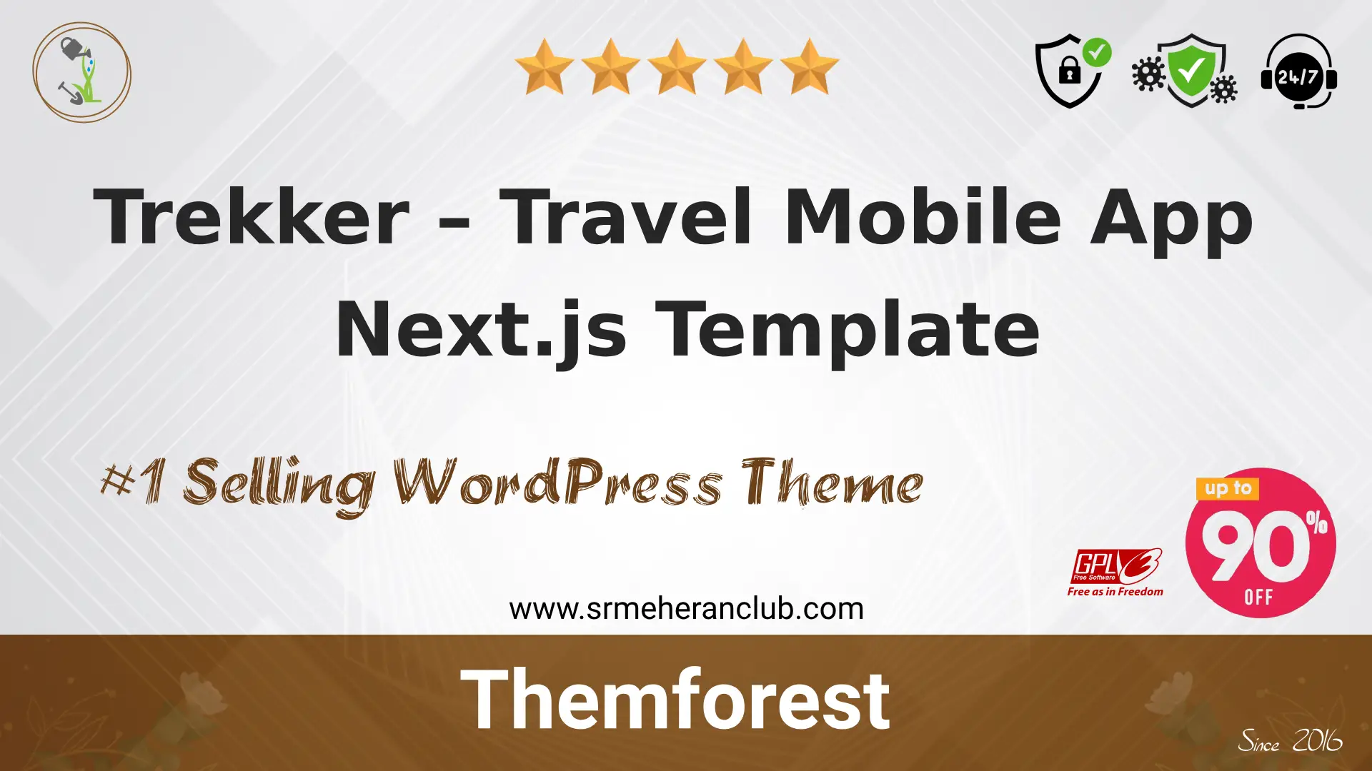 Trekker – Travel Mobile App Next.js Template