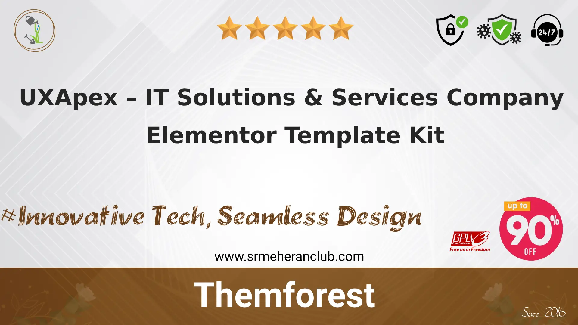 UXApex – IT Solutions & Services Company Elementor Template Kit
