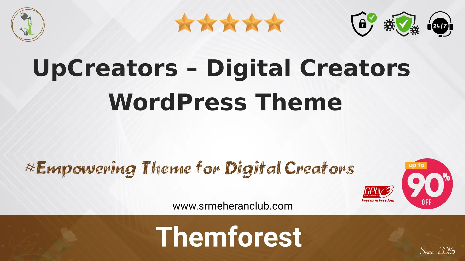 UpCreators – Digital Creators WordPress Theme