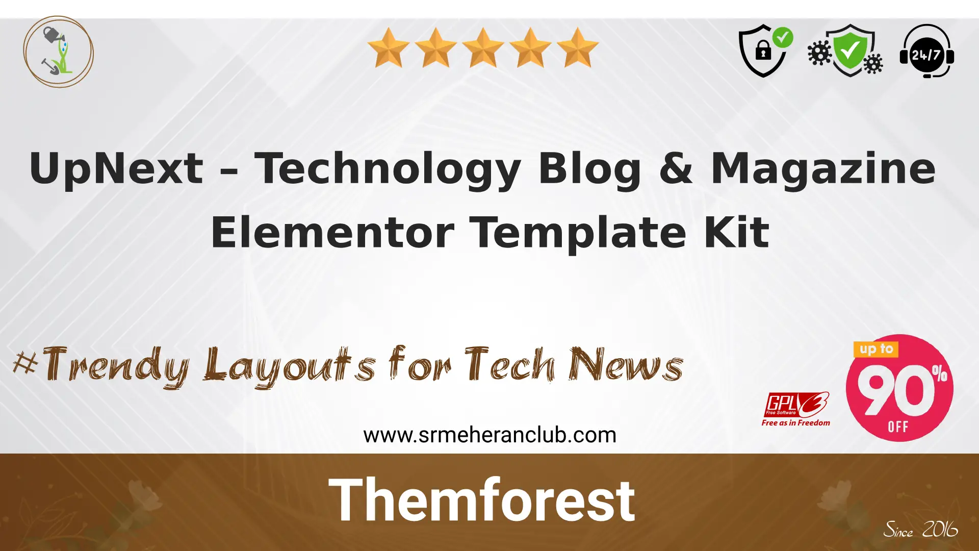 UpNext – Technology Blog & Magazine Elementor Template Kit