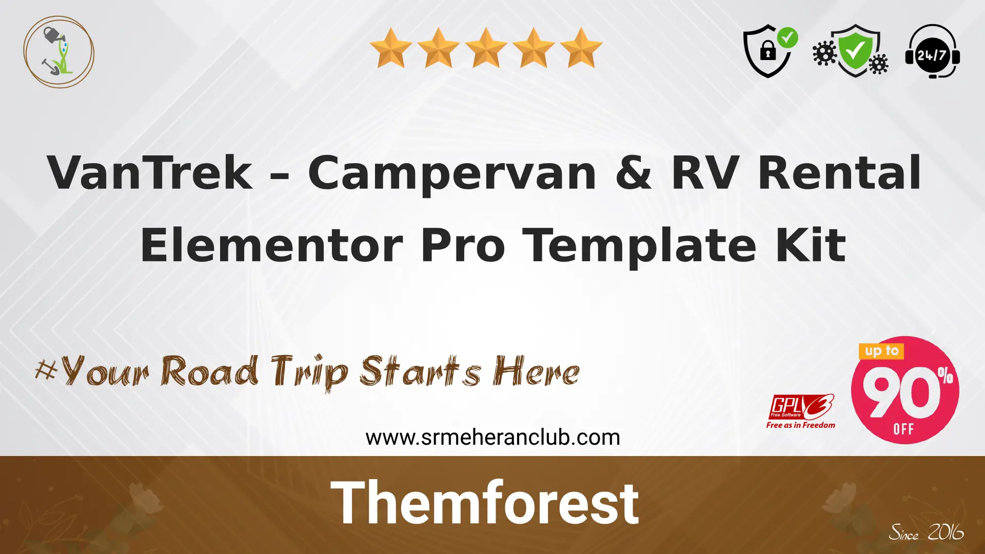 VanTrek – Campervan & RV Rental Elementor Pro Template Kit — Elementor Kit by Themeforest