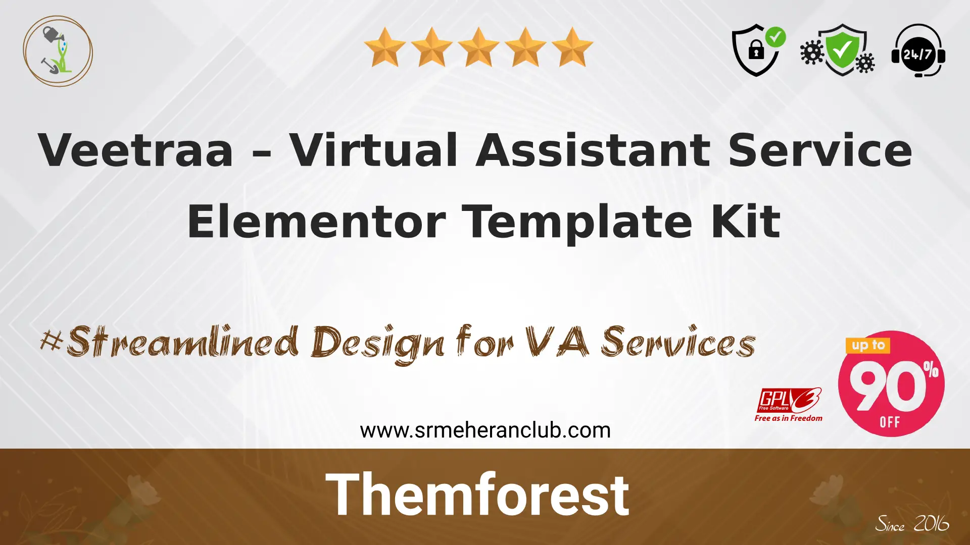 Veetraa – Virtual Assistant Service Elementor Template Kit — Elementor Kit by Themeforest