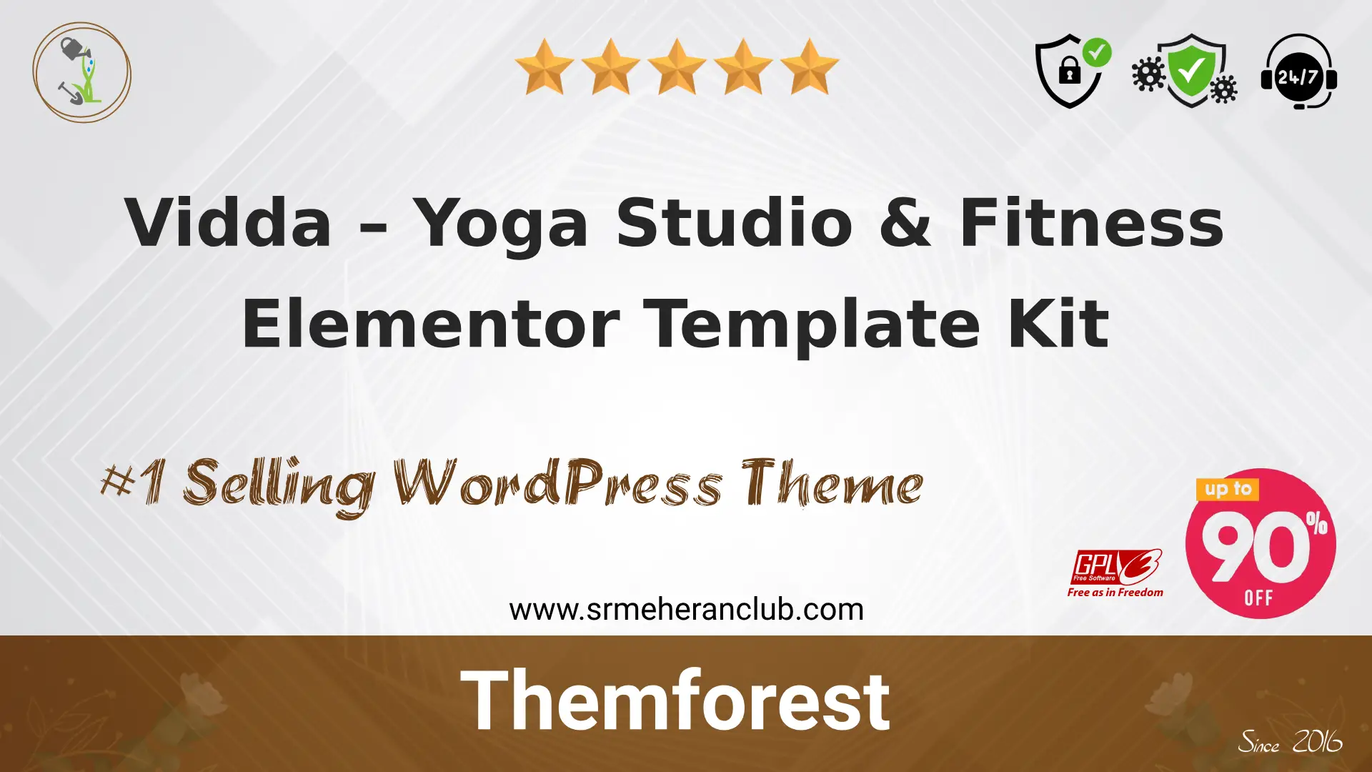 Vidda – Yoga Studio & Fitness Elementor Template Kit