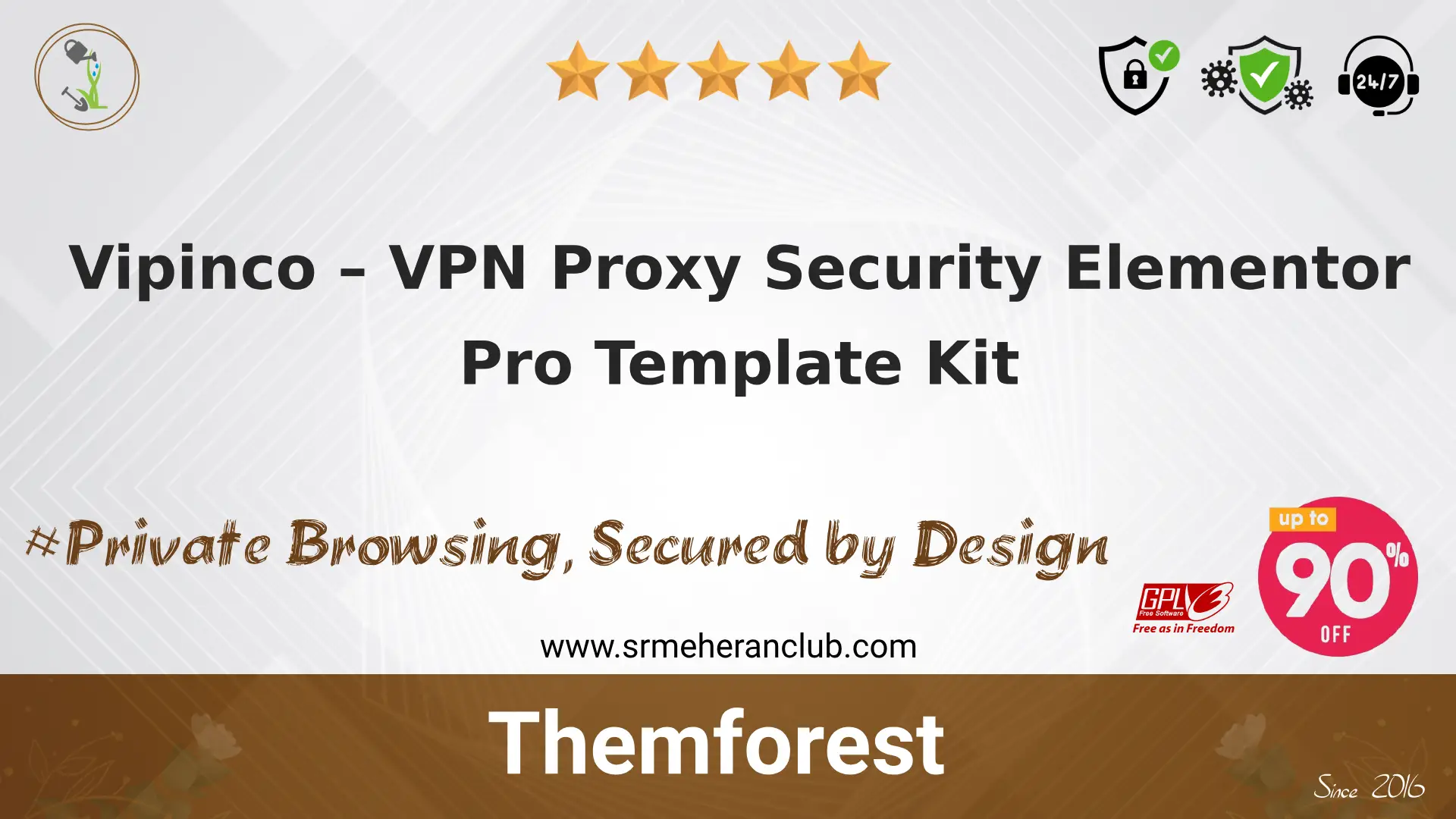 Vipinco – VPN Proxy Security Elementor Pro Template Kit