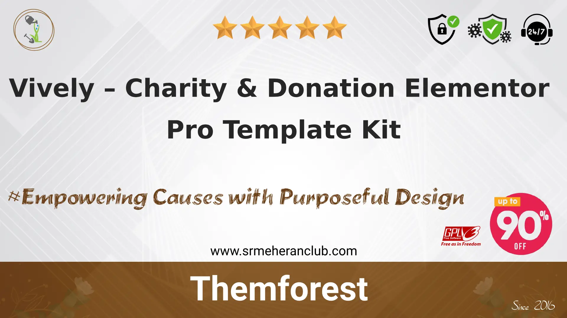 Vively – Charity & Donation Elementor Pro Template Kit