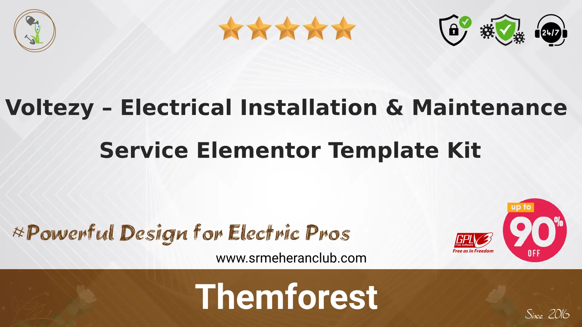 Voltezy – Electrical Installation & Maintenance Service Elementor Template Kit