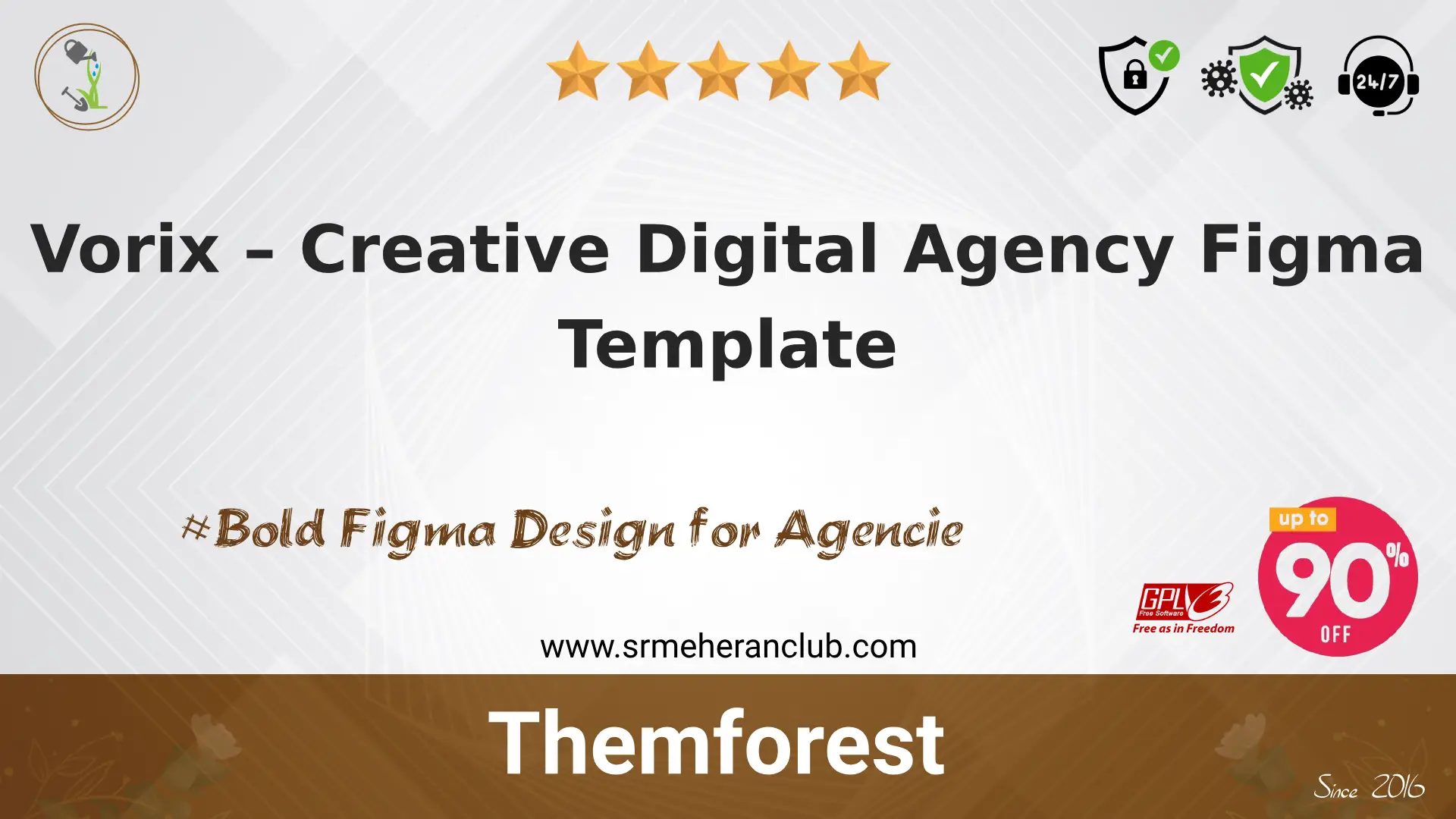 Vorix – Creative Digital Agency Figma Template