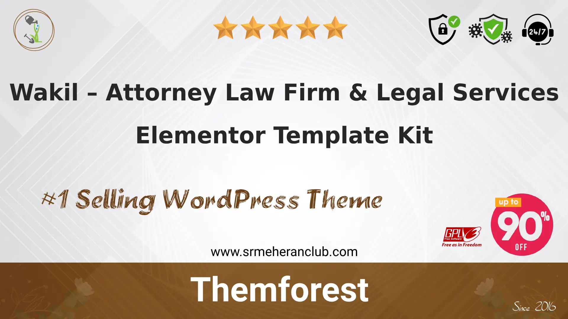 Wakil – Attorney Law Firm & Legal Services Elementor Template Kit — Elementor Kit by Themeforest