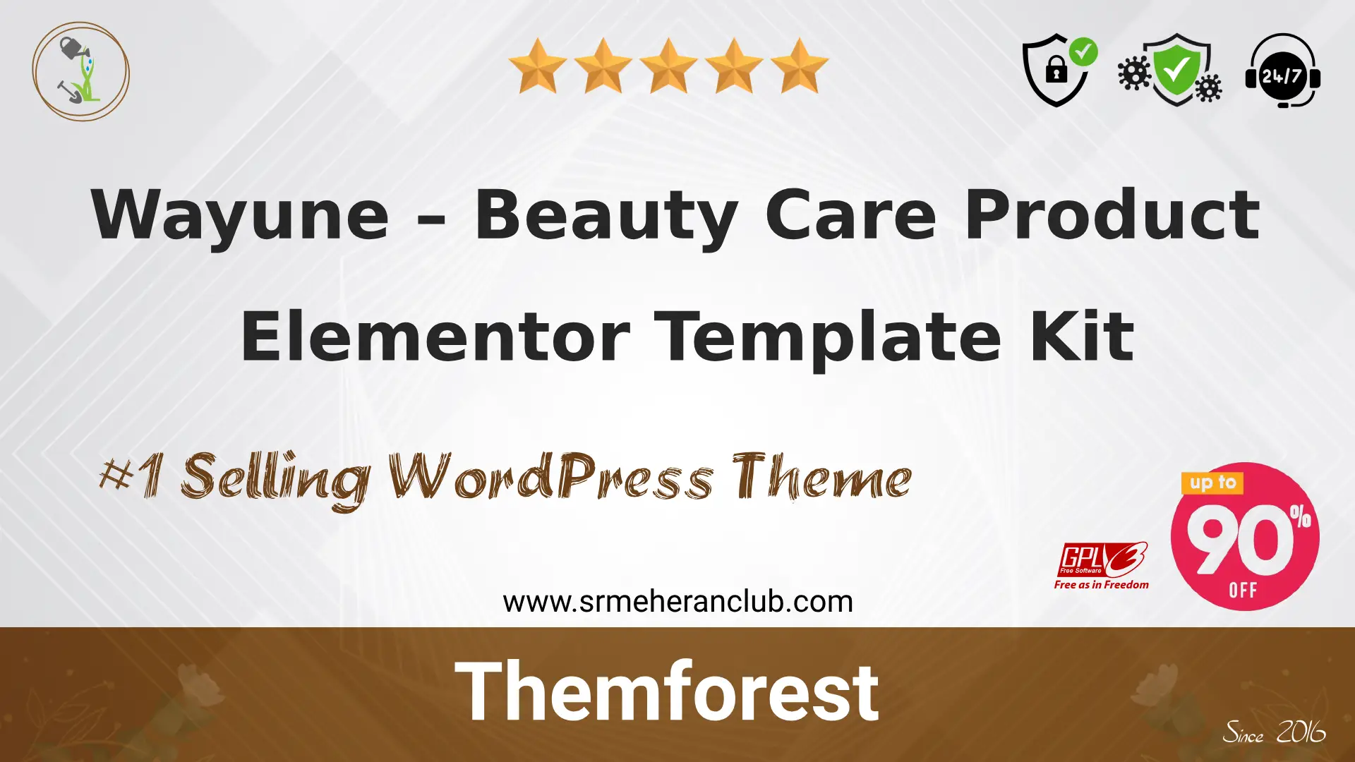 Wayune – Beauty Care Product Elementor Template Kit — Elementor Kit by Themeforest