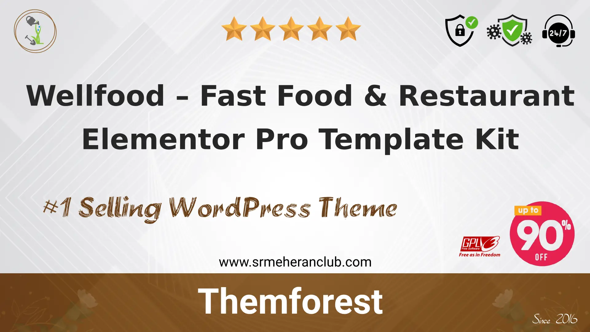 Wellfood – Fast Food & Restaurant Elementor Pro Template Kit