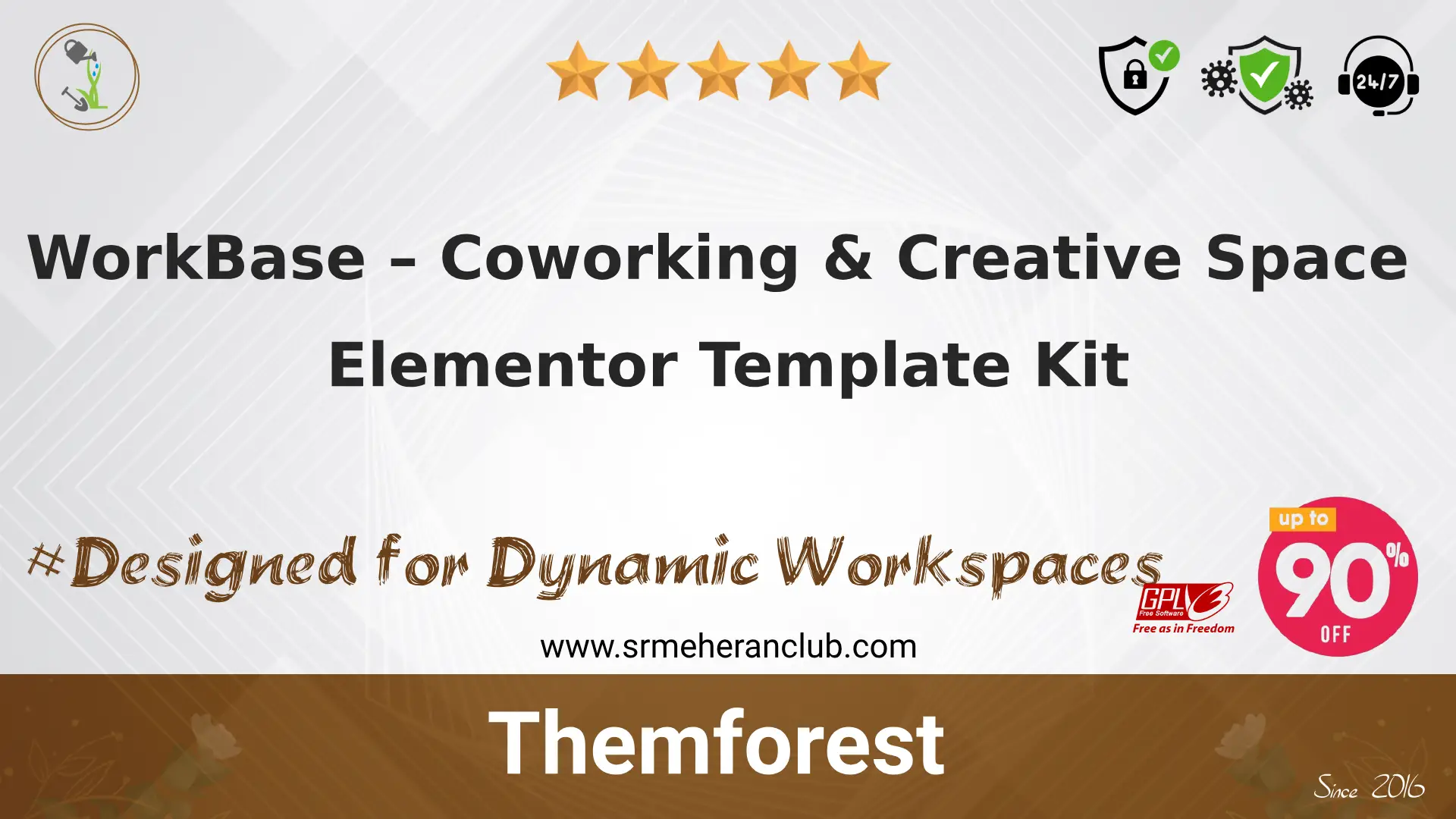 WorkBase – Coworking & Creative Space Elementor Template Kit