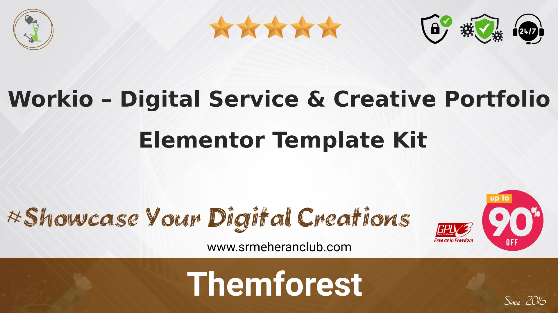 Workio – Digital Service & Creative Portfolio Elementor Template Kit