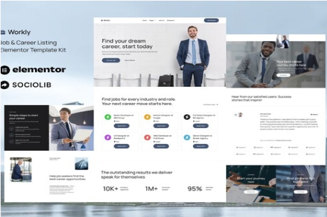 Product Image - Workly – Job Listing & Career Recruitment Elementor Template Kit Product Image - Workly – Job Listing & Career Recruitment Elementor Template Kit