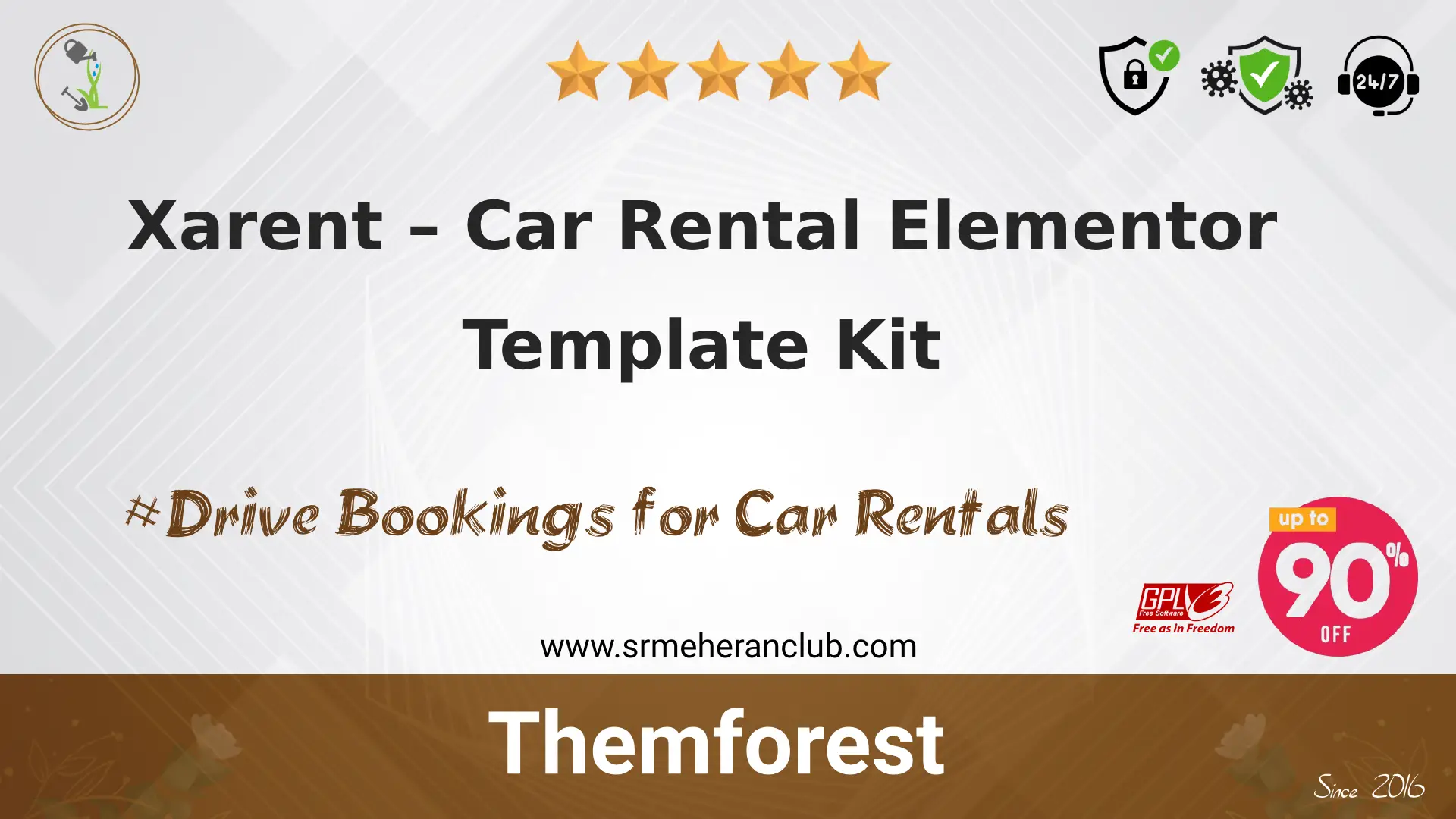 Xarent – Car Rental Elementor Template Kit