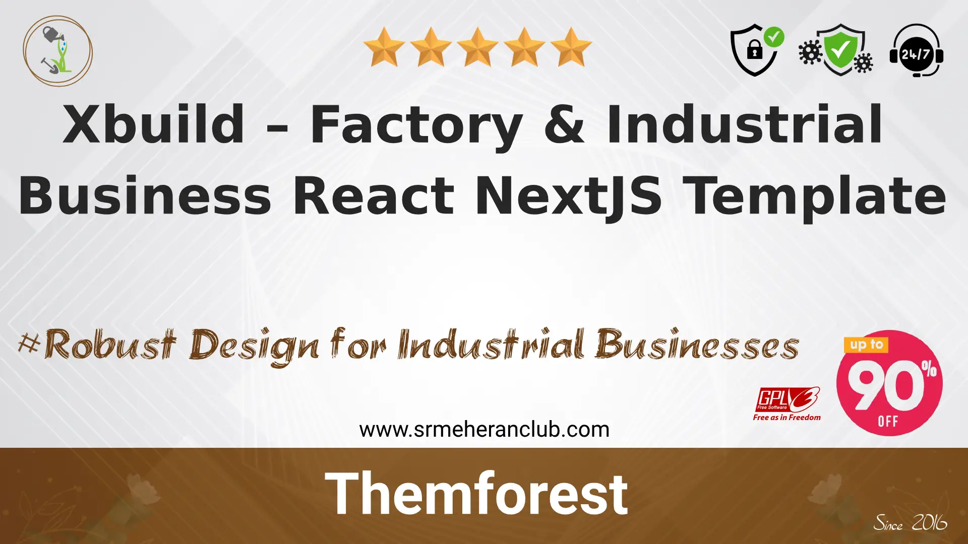 Xbuild – Factory & Industrial Business React NextJS Template