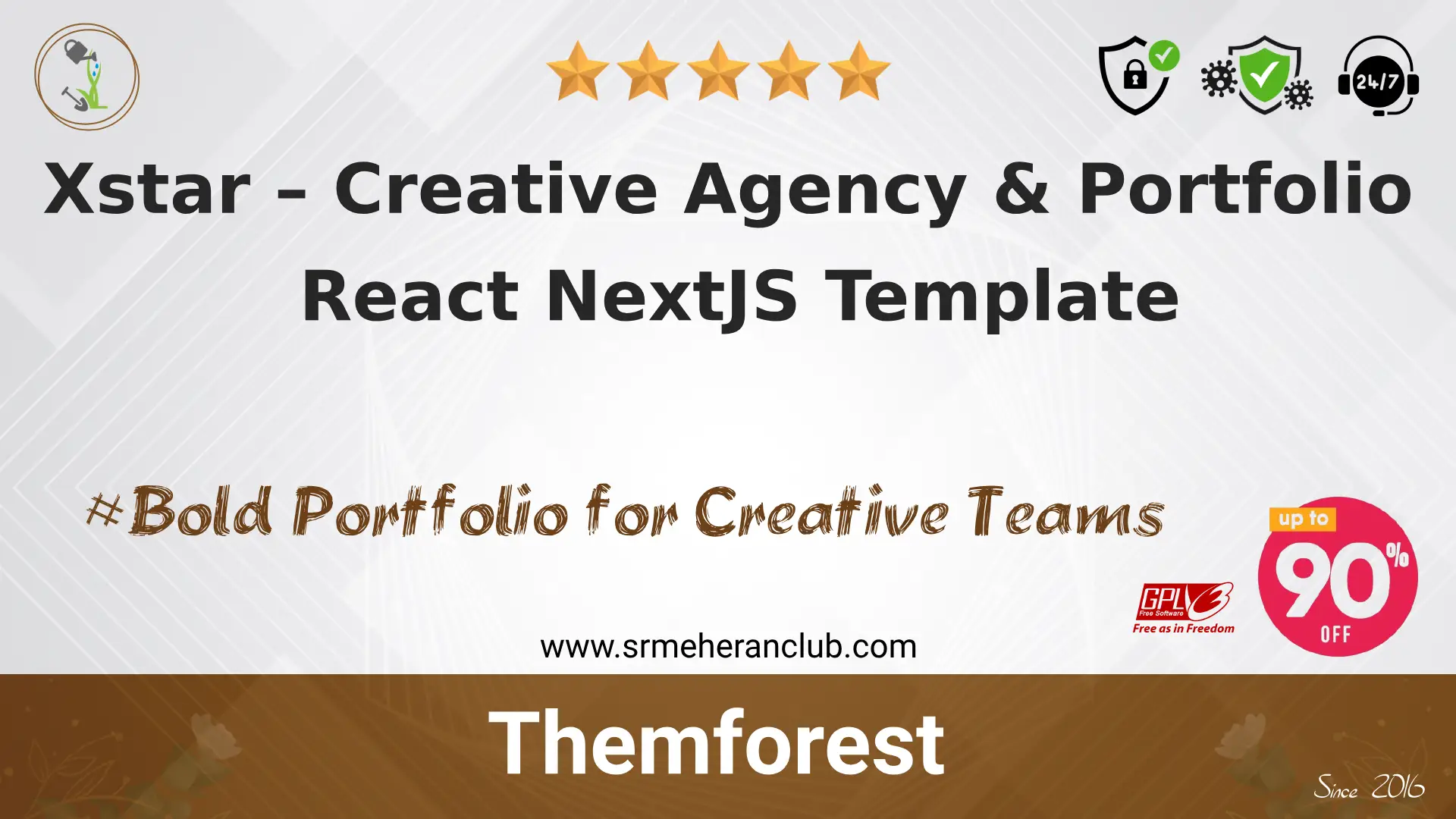 Xstar – Creative Agency & Portfolio React NextJS Template