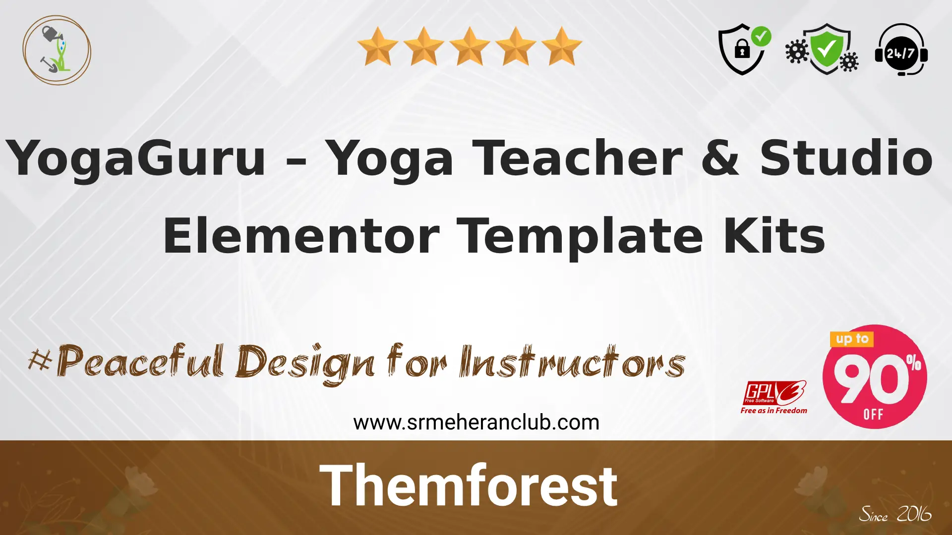 YogaGuru – Yoga Teacher & Studio Elementor Template Kits