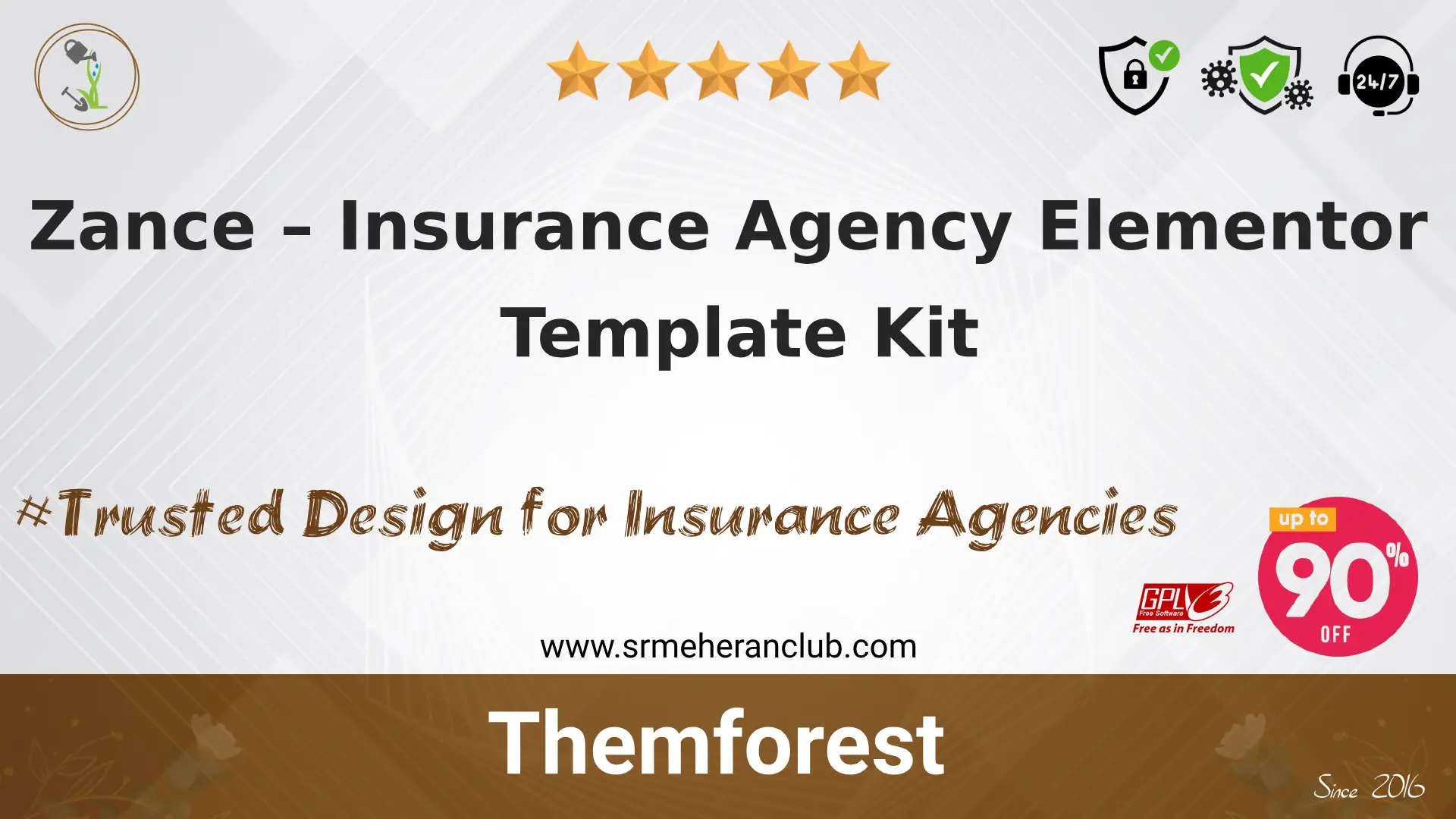 Zance – Insurance Agency Elementor Template Kit
