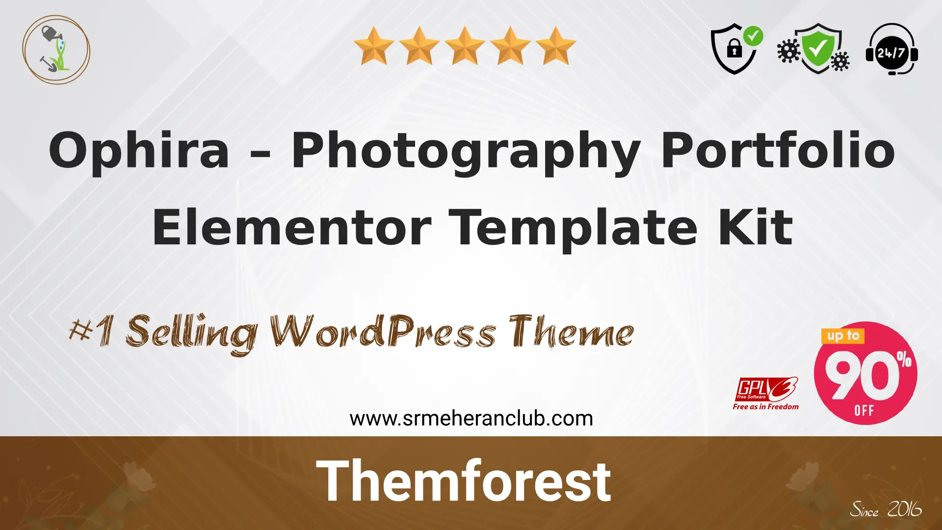 Ophira – Photography Portfolio Elementor Template Kit