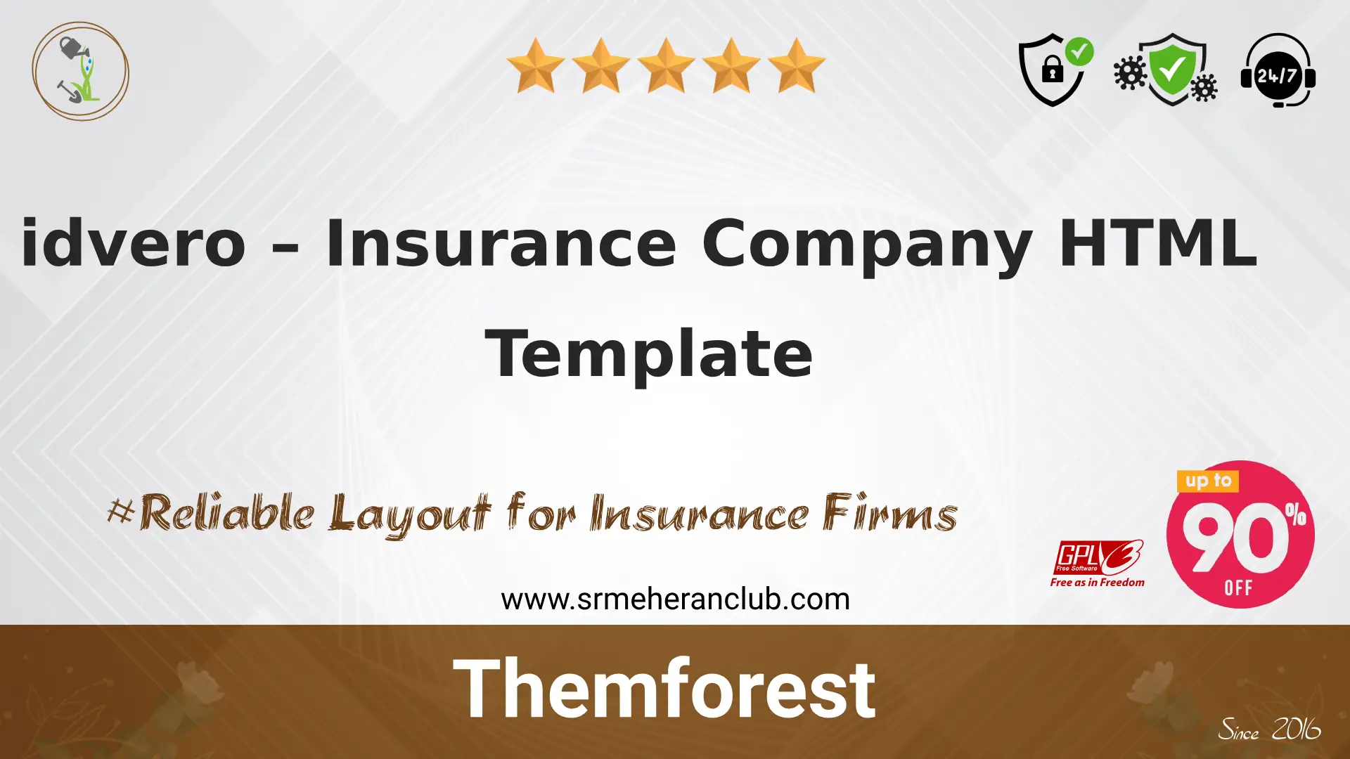 idvero – Insurance Company HTML Template