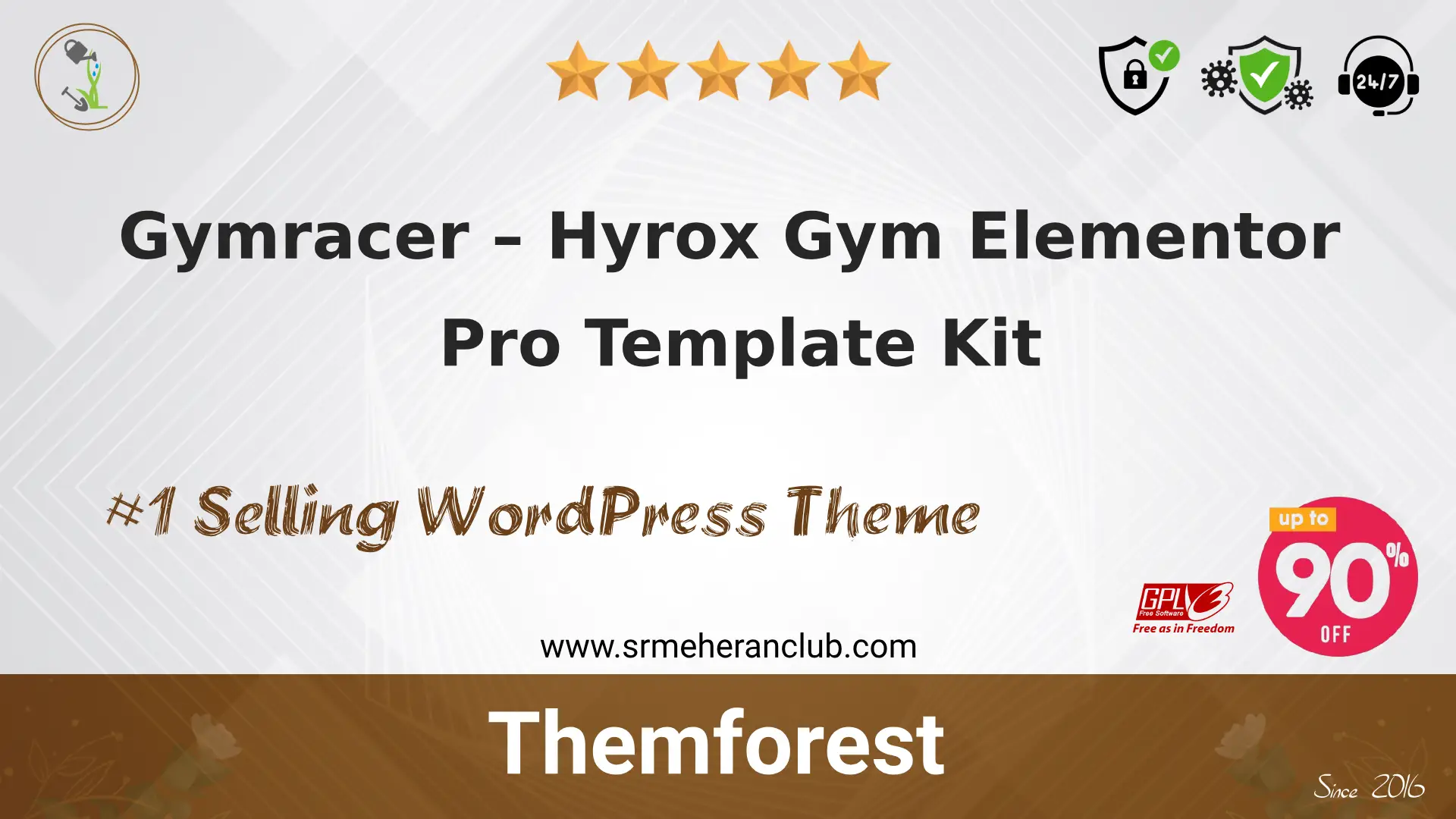 Gymracer – Hyrox Gym Elementor Pro Template Kit
