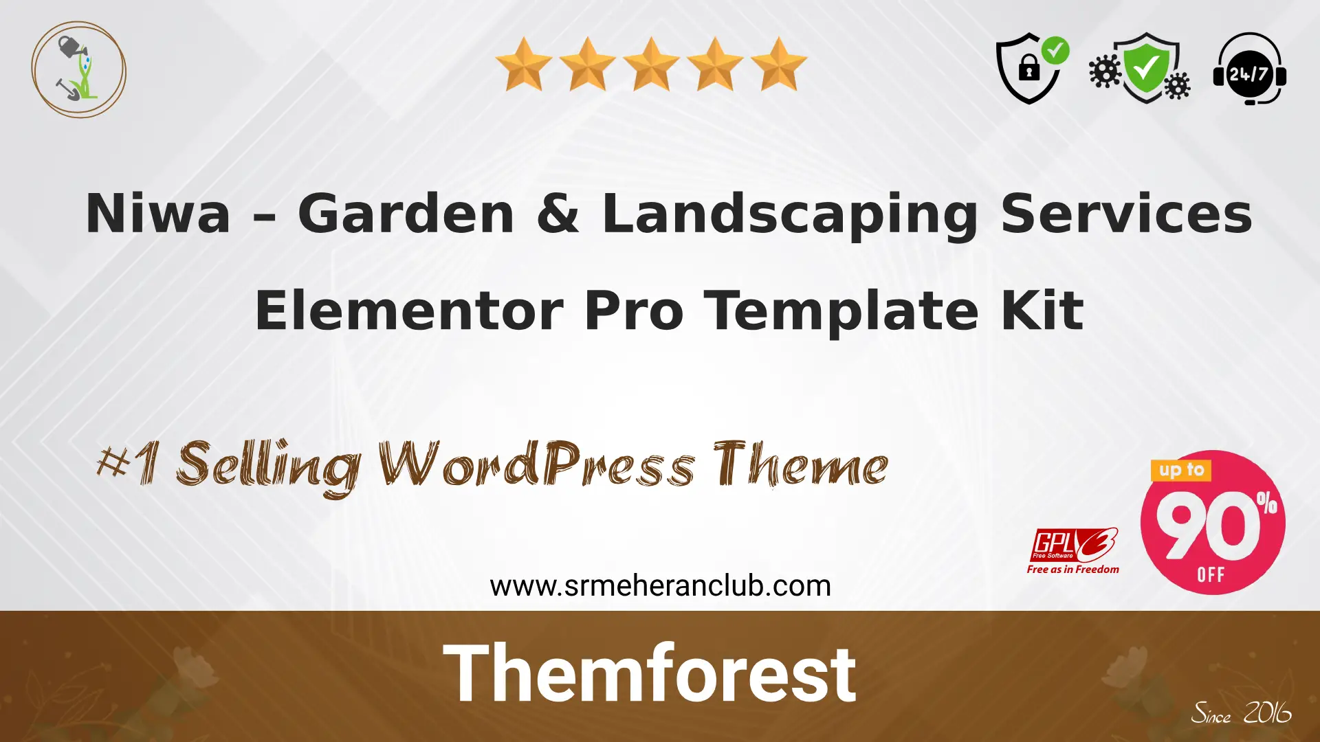 Niwa – Garden & Landscaping Services Elementor Pro Template Kit — Elementor Kit by Themeforest