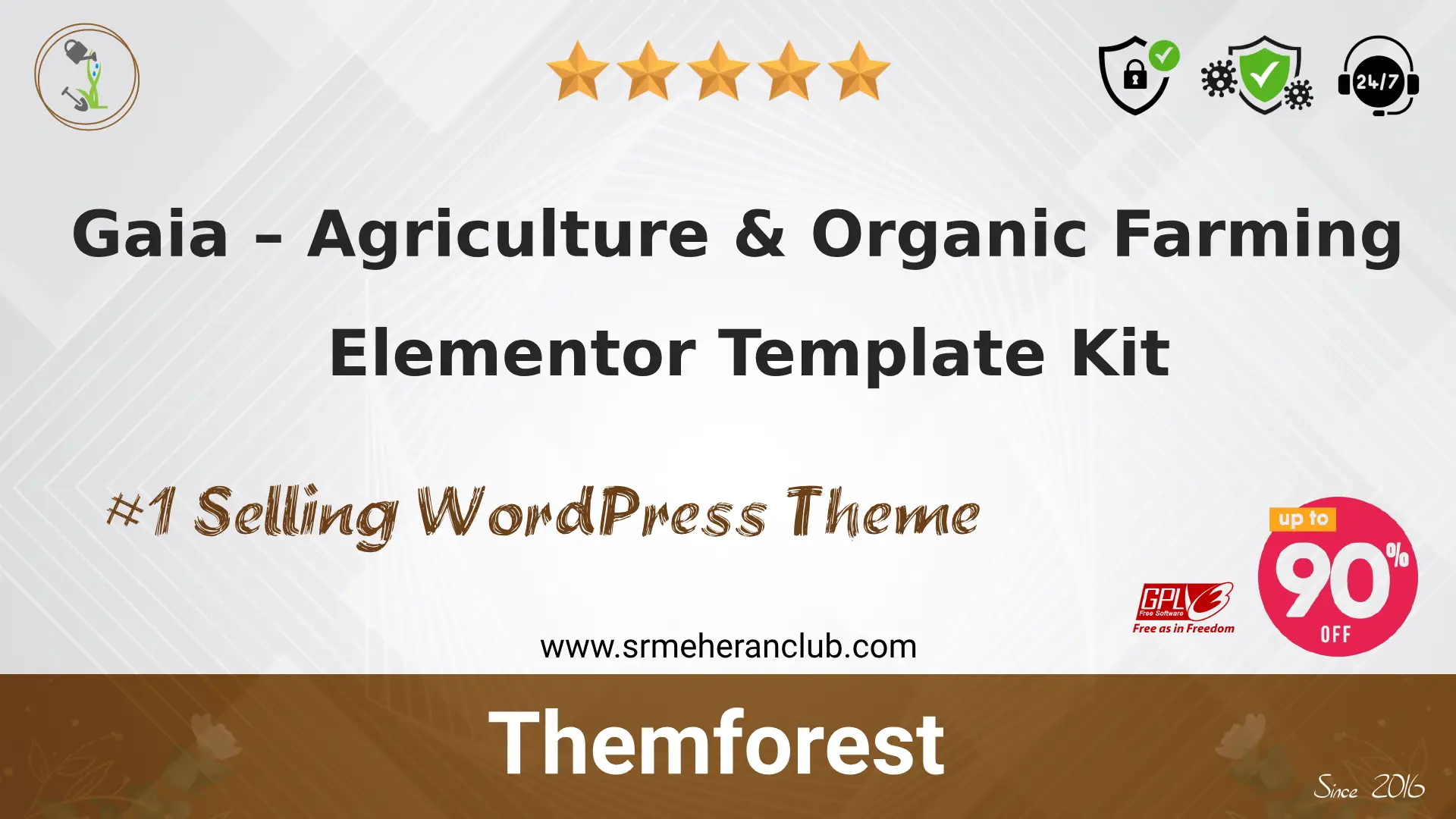 Gaia – Agriculture & Organic Farming Elementor Template Kit