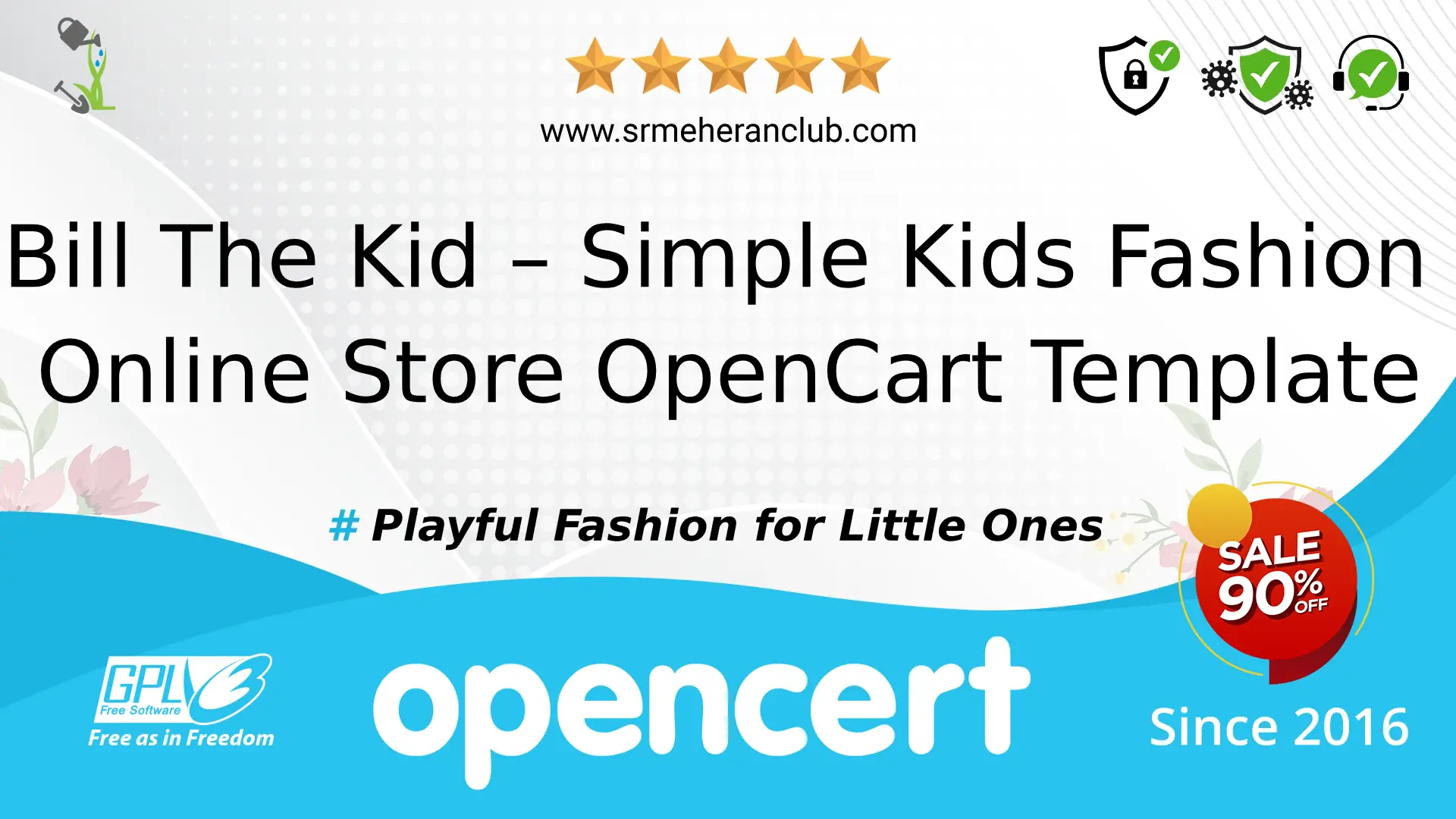 Bill The Kid – Simple Kids Fashion Online Store OpenCart Template — Theme by Templatemonster