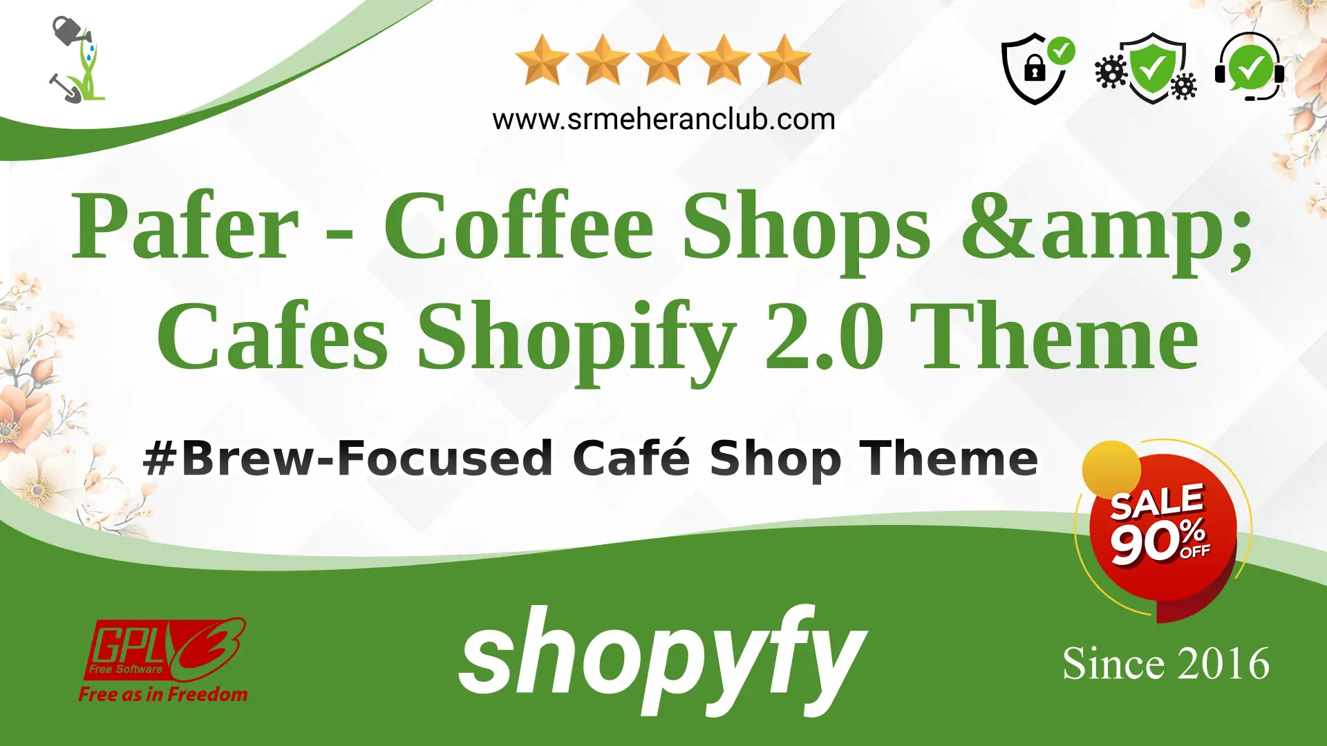 Pafer – Coffee Shops & Cafes Shopify 2.0 Theme