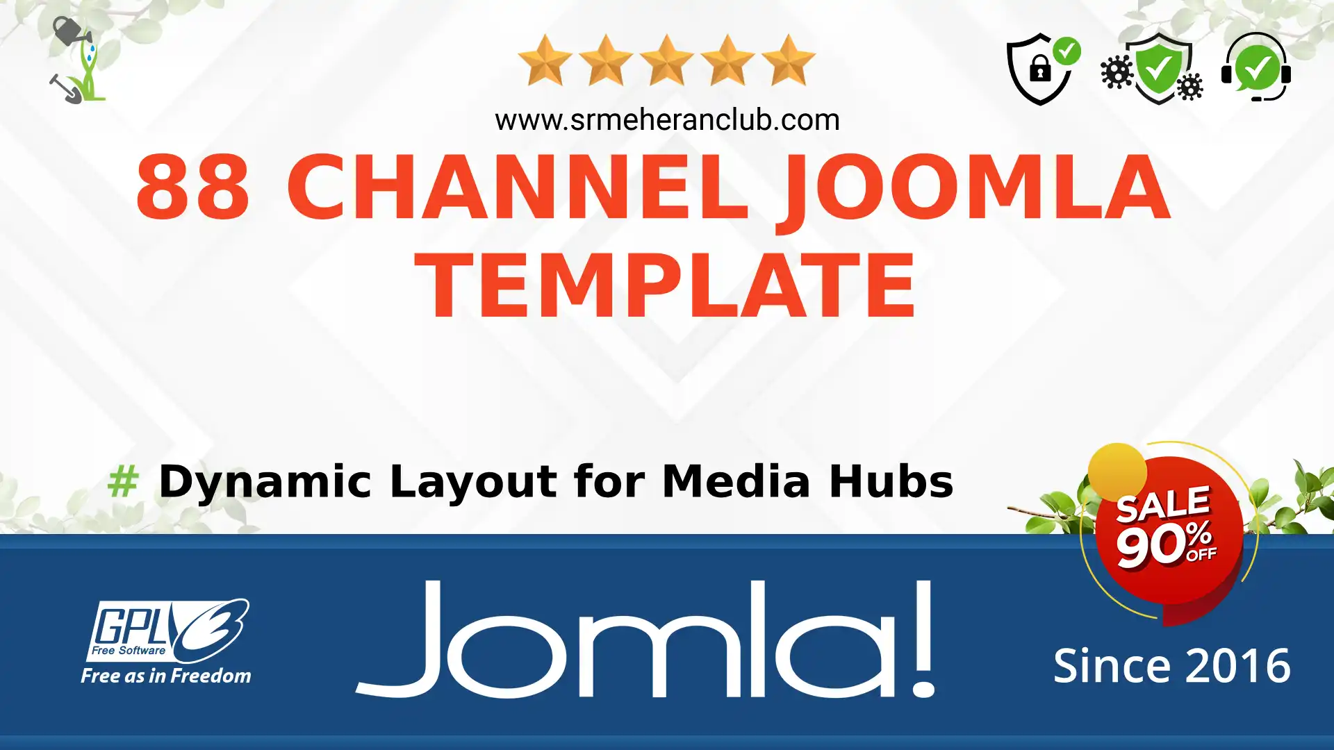 88 Channel Joomla Template — Theme by Templatemonster