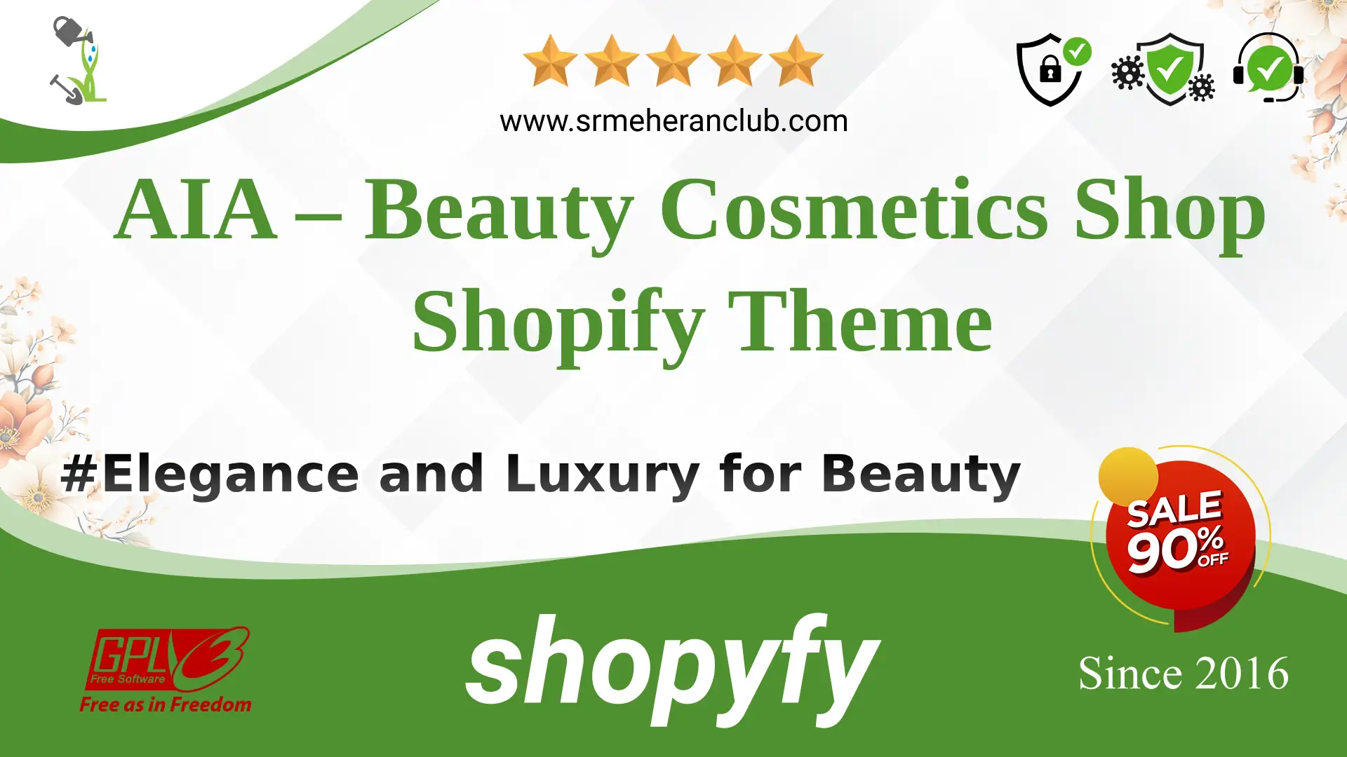 AIA – Beauty Cosmetics Shop Shopify Theme — Theme by Themeforest