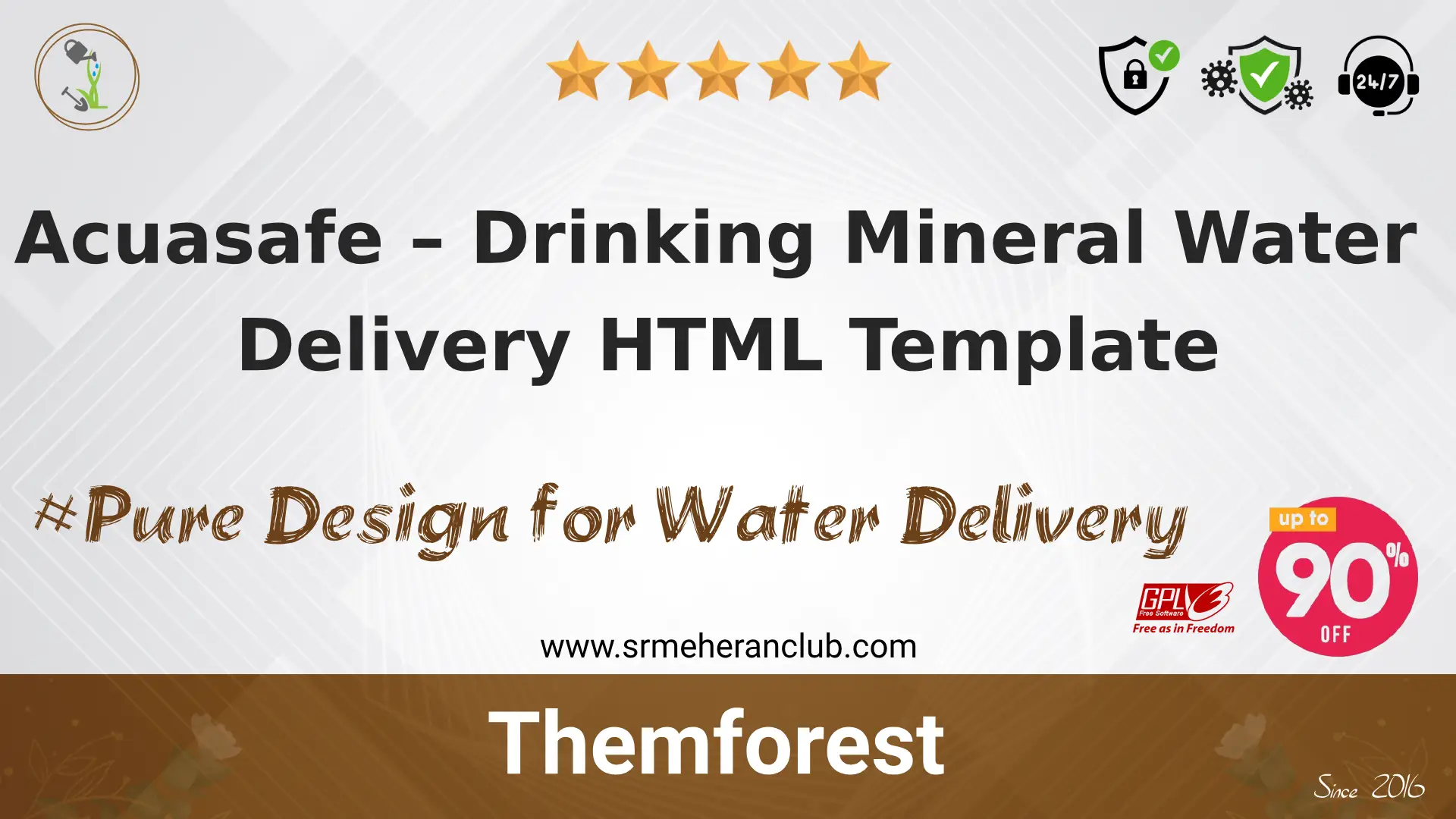 Acuasafe – Drinking Mineral Water Delivery HTML Template — Template by Themeforest