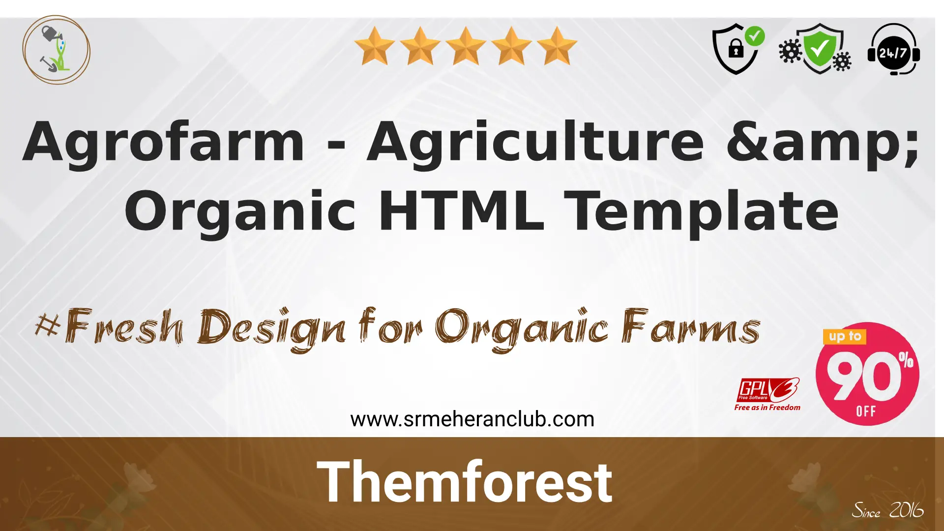 Agrofarm – Agriculture & Organic HTML Template