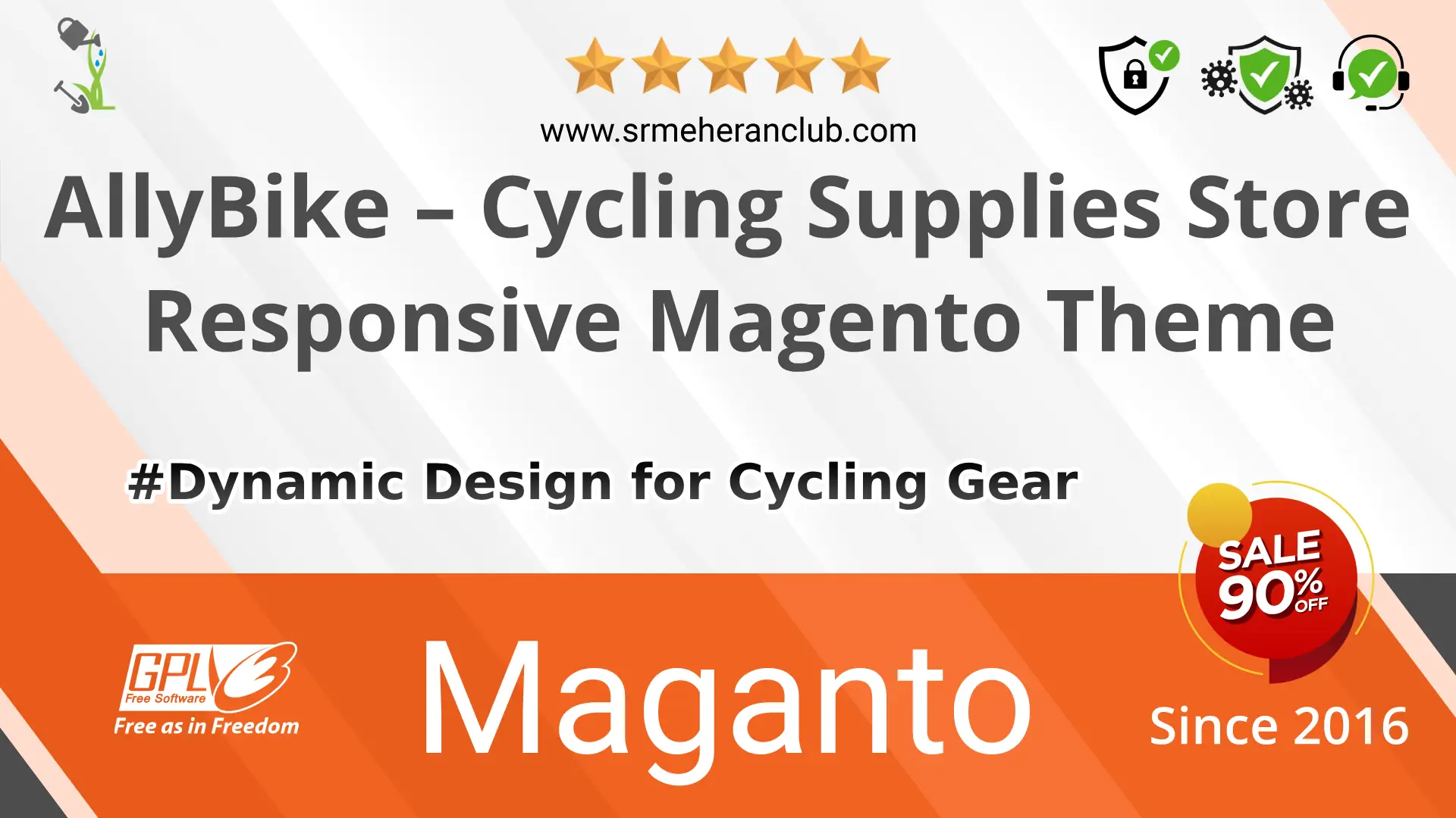 AllyBike – Cycling Supplies Store Responsive Magento Theme — Theme by Templatemonster