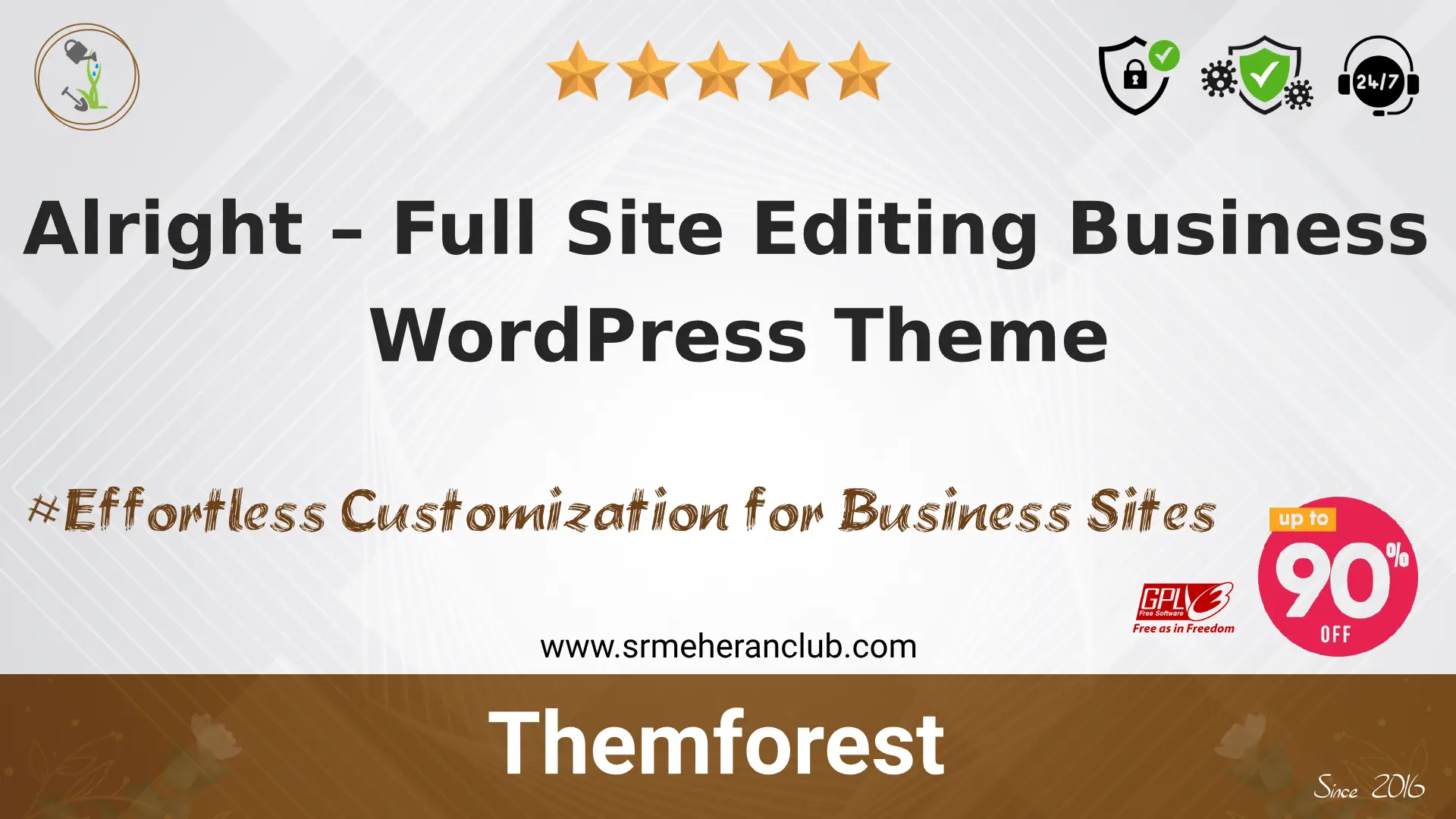Alright – Full Site Editing Business WordPress Theme