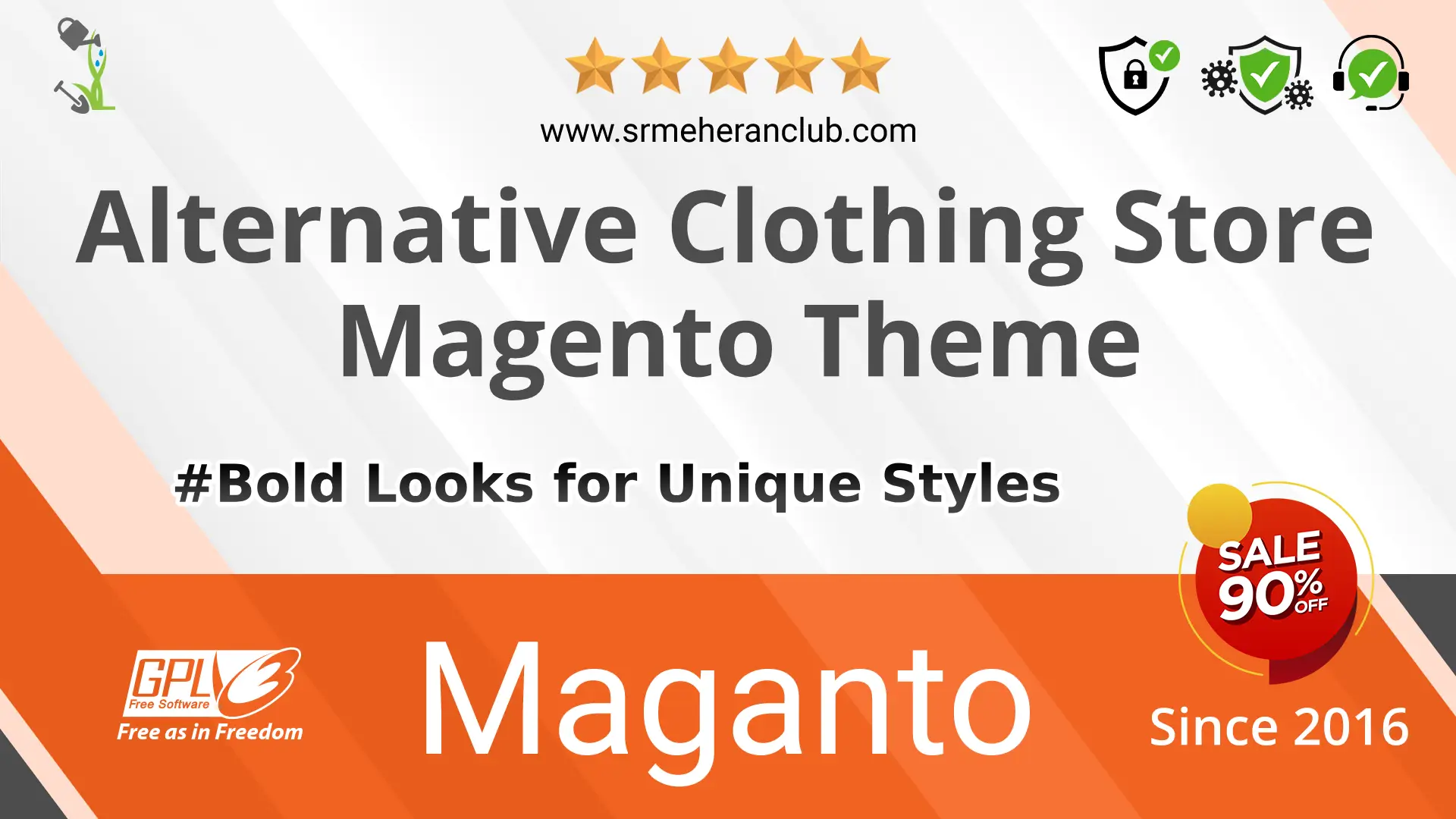 Alternative Clothing Store Magento Theme — Theme by Templatemonster