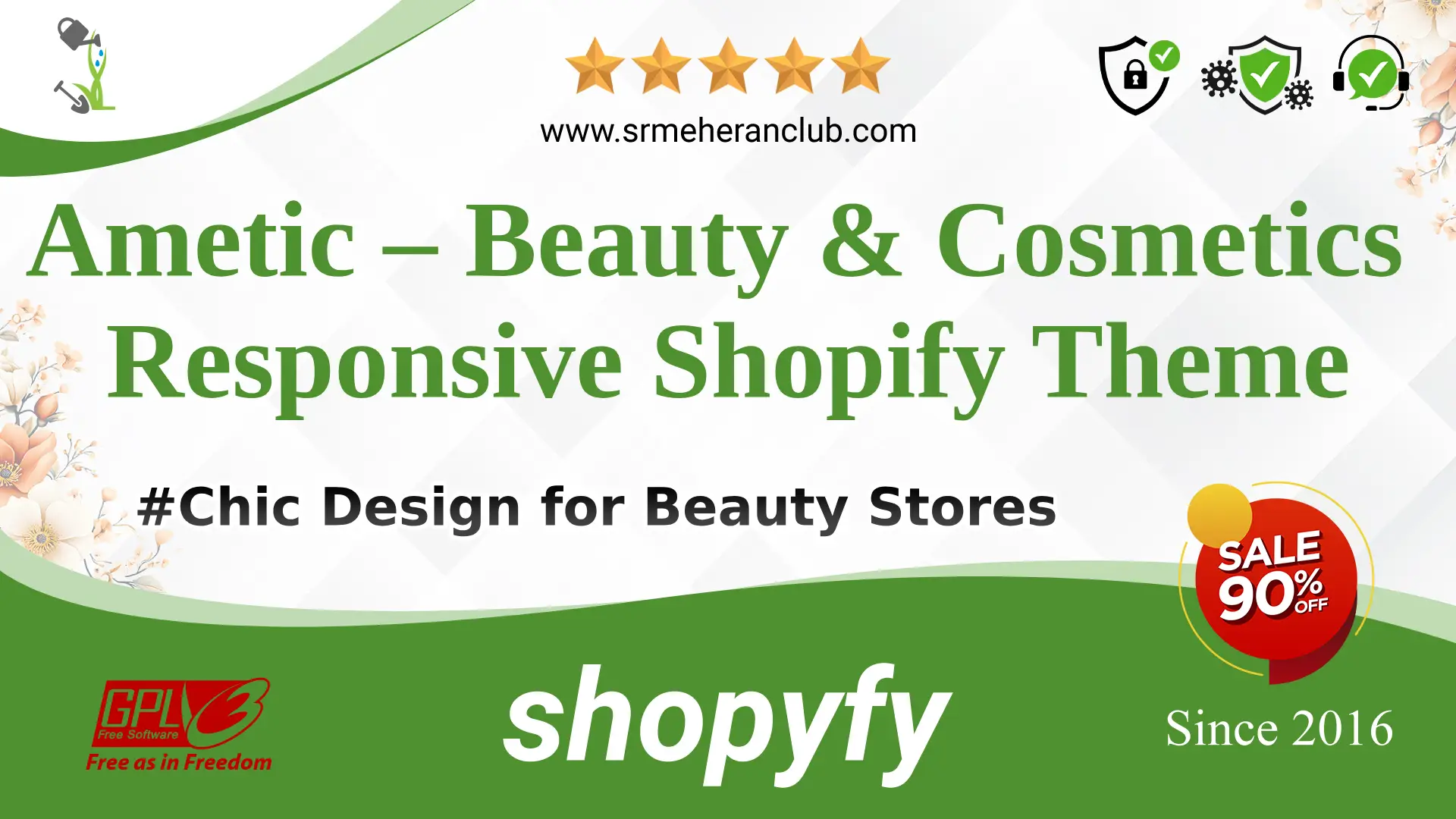 Ametic – Beauty & Cosmetics Responsive Shopify Theme — Theme by Templatemonster