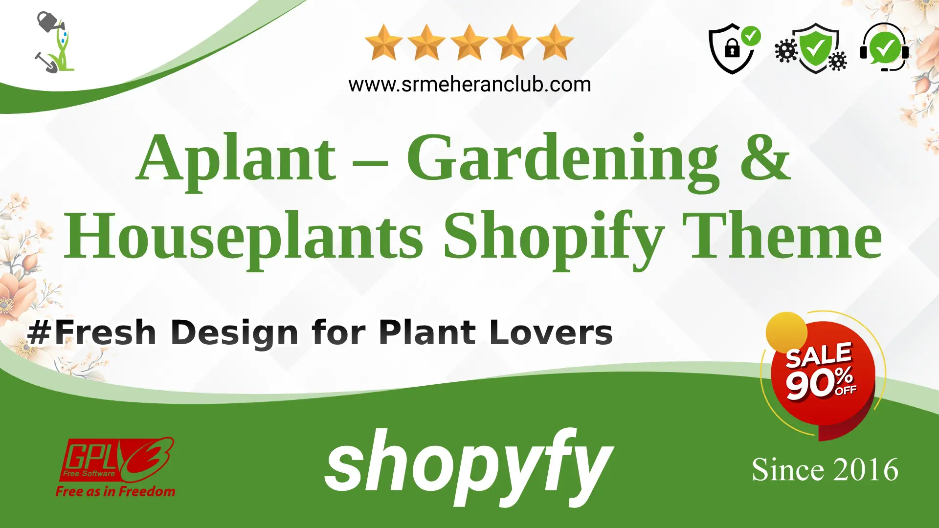 Aplant – Gardening & Houseplants Shopify Theme — Theme by Templatemonster