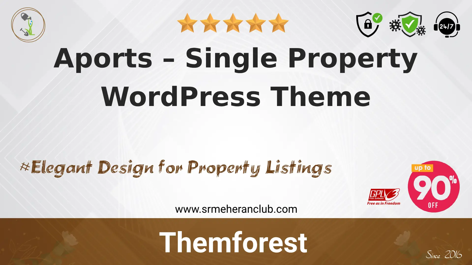 Aports – Single Property WordPress Theme