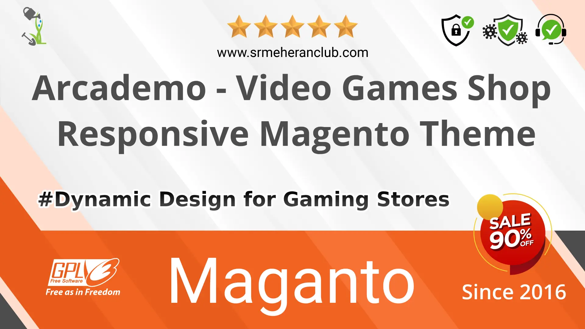 Arcademo – Video Games Shop Responsive Magento Theme — Theme by Templatemonster
