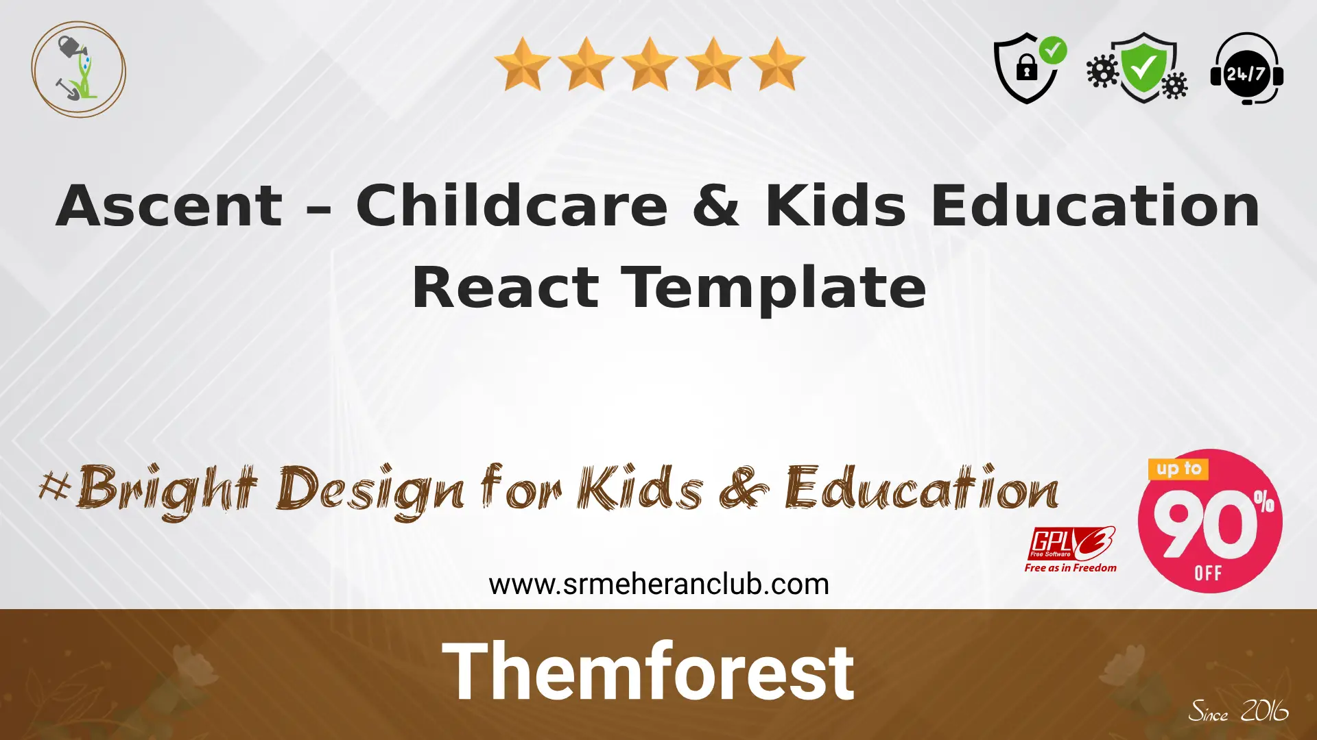 Ascent – Childcare & Kids Education React Template