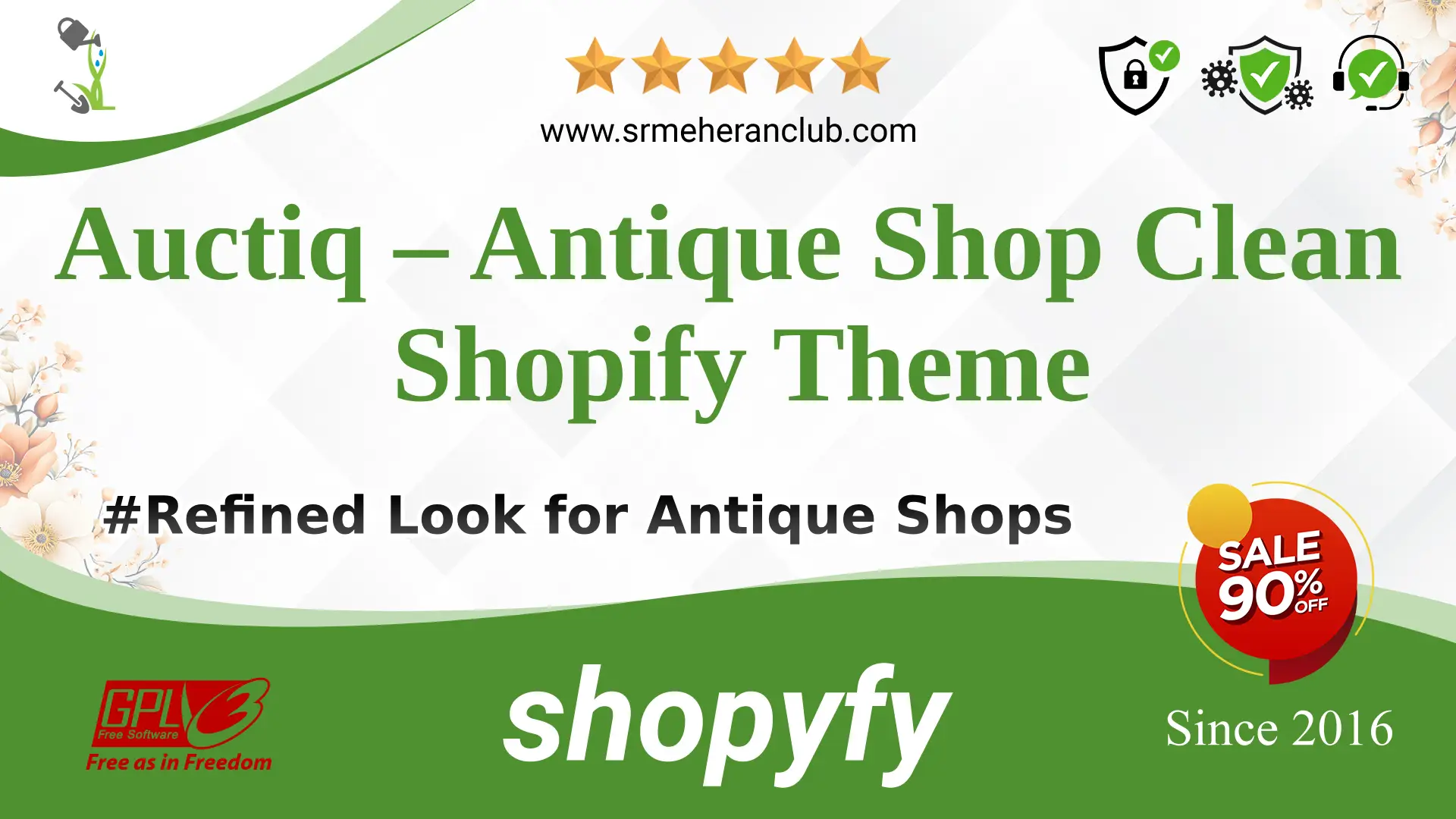 Auctiq – Antique Shop Clean Shopify Theme — Theme by Templatemonster