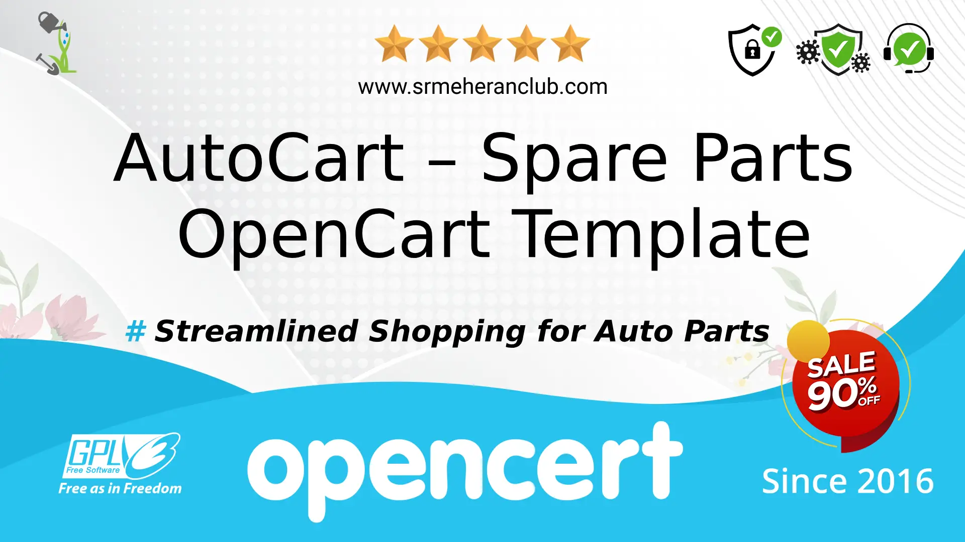 AutoCart – Spare Parts OpenCart Template — Template by Templatemonster